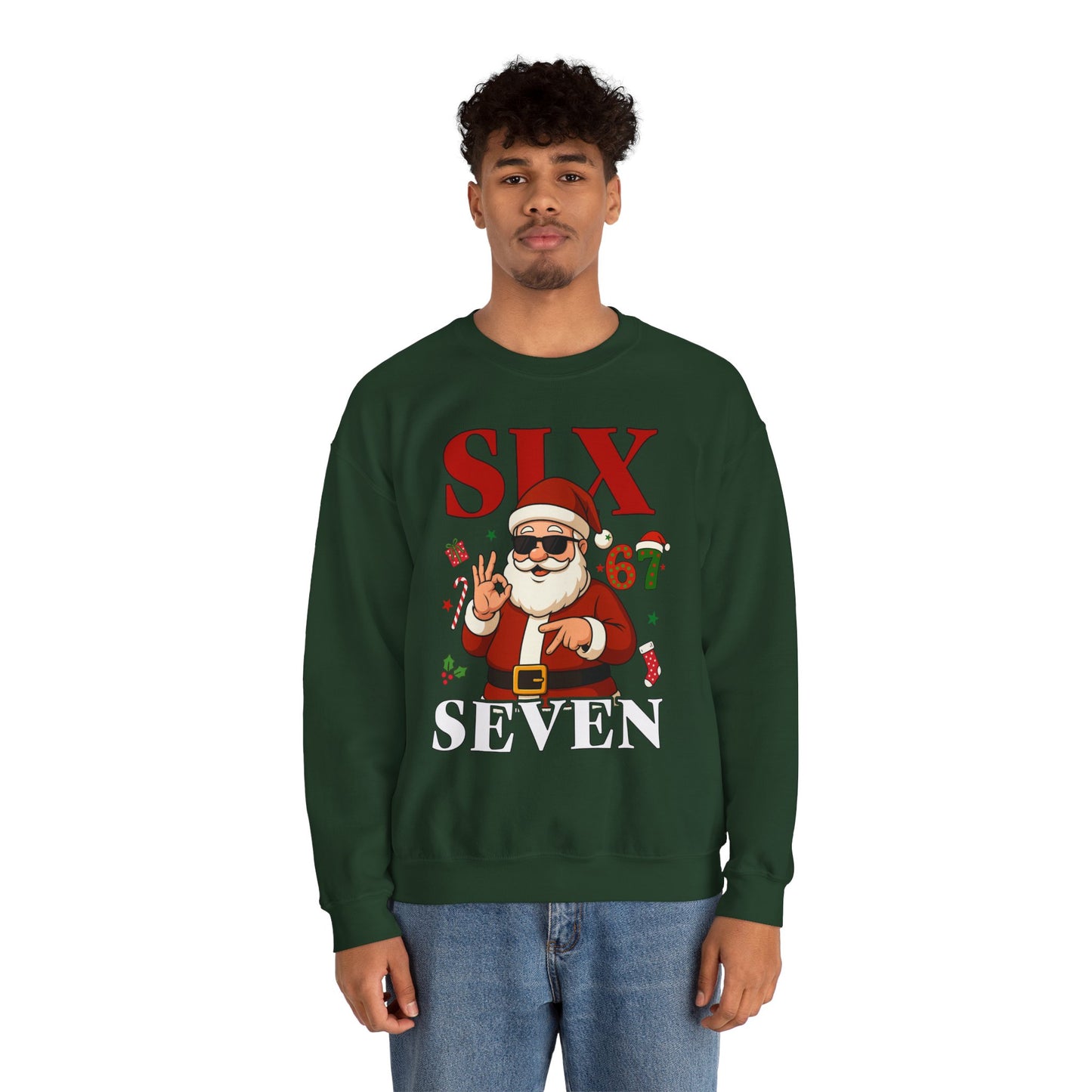 Six Seven Santa Sweatshirt
