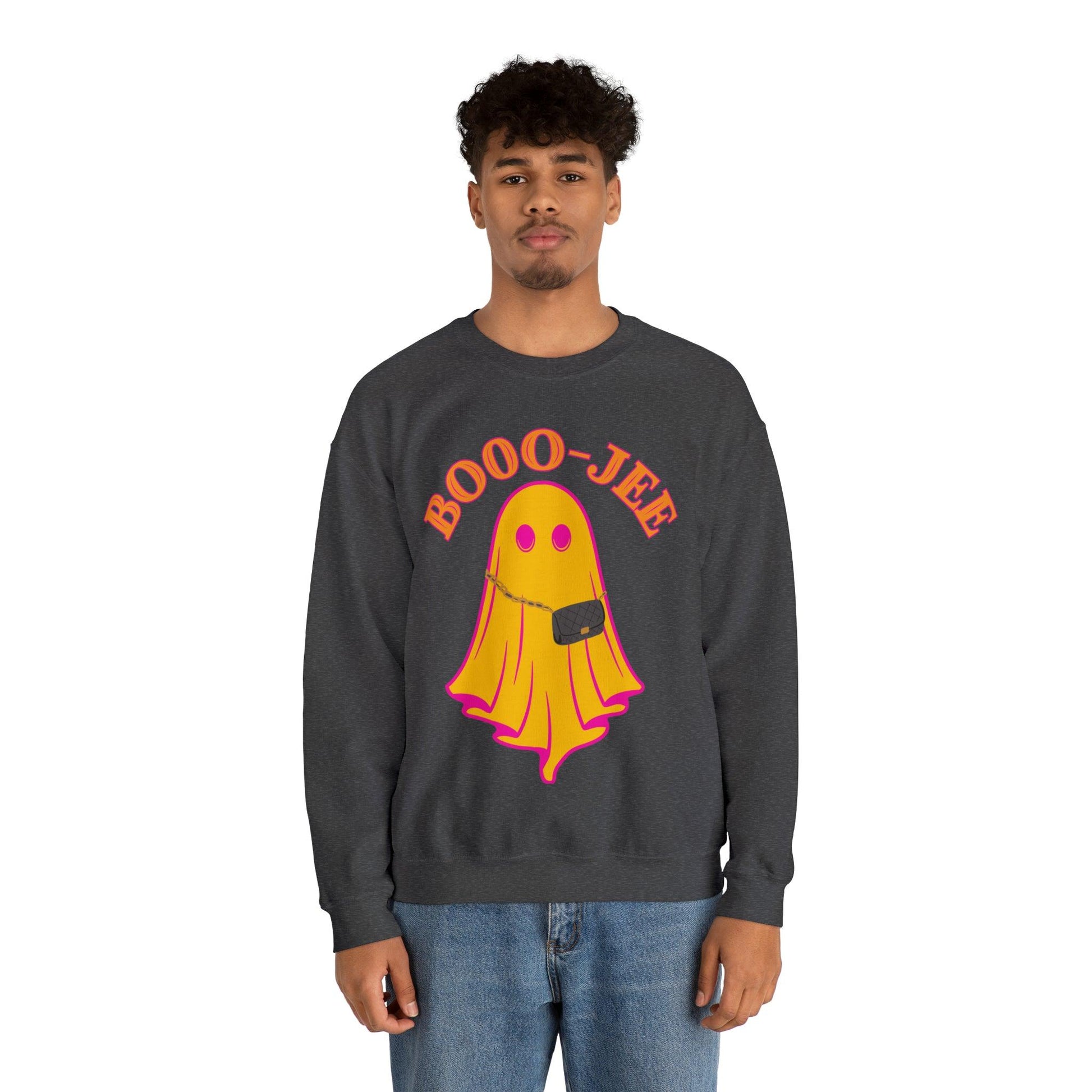 Booo-Jee Sweatshirt, Boo Halloween Sweatshirt, Spooky Ghost Sweatshirt, Boo Jee Shirt, Halloween Ghost Sweatshirt, Halloween Boo Shirt - Giftsmojo