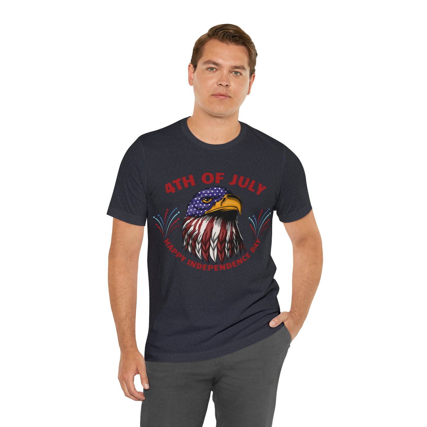 4th of July shirt, Happy Independence Day shirt, Casual Top Tee