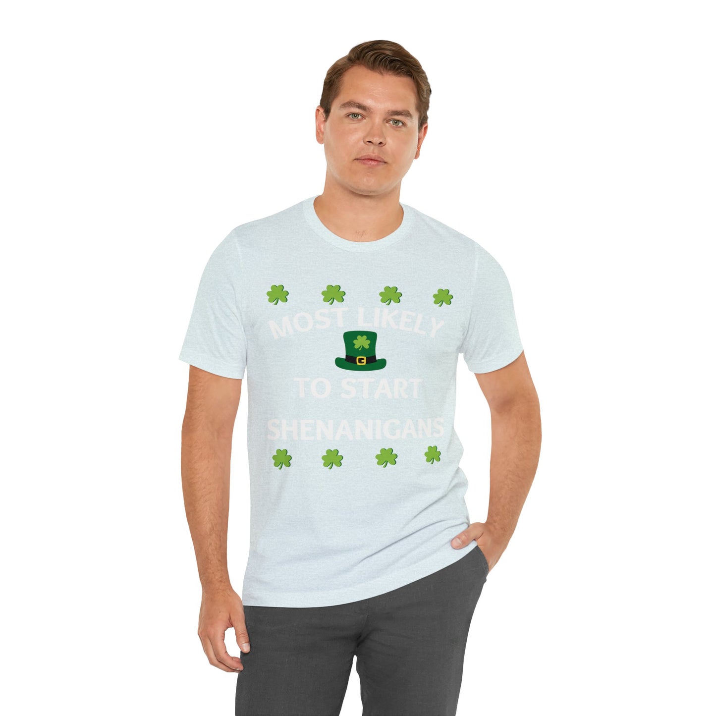 Most likely to start Shenanigans Family Matching St Patricks Shirt