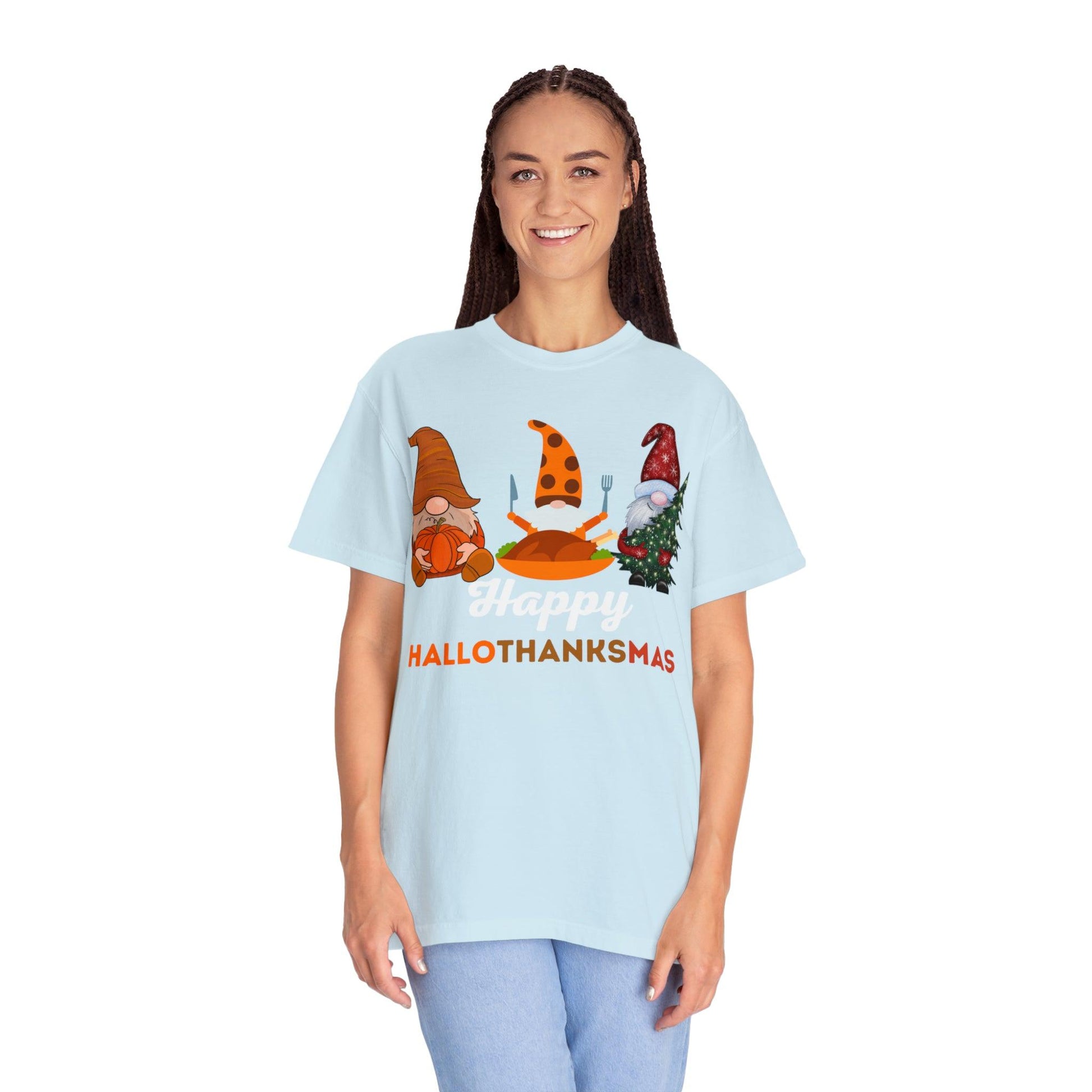 Happy HALLOTHANKSMAS Gift for Fall Halloween Thanksgiving Christmas Gift - Giftsmojo