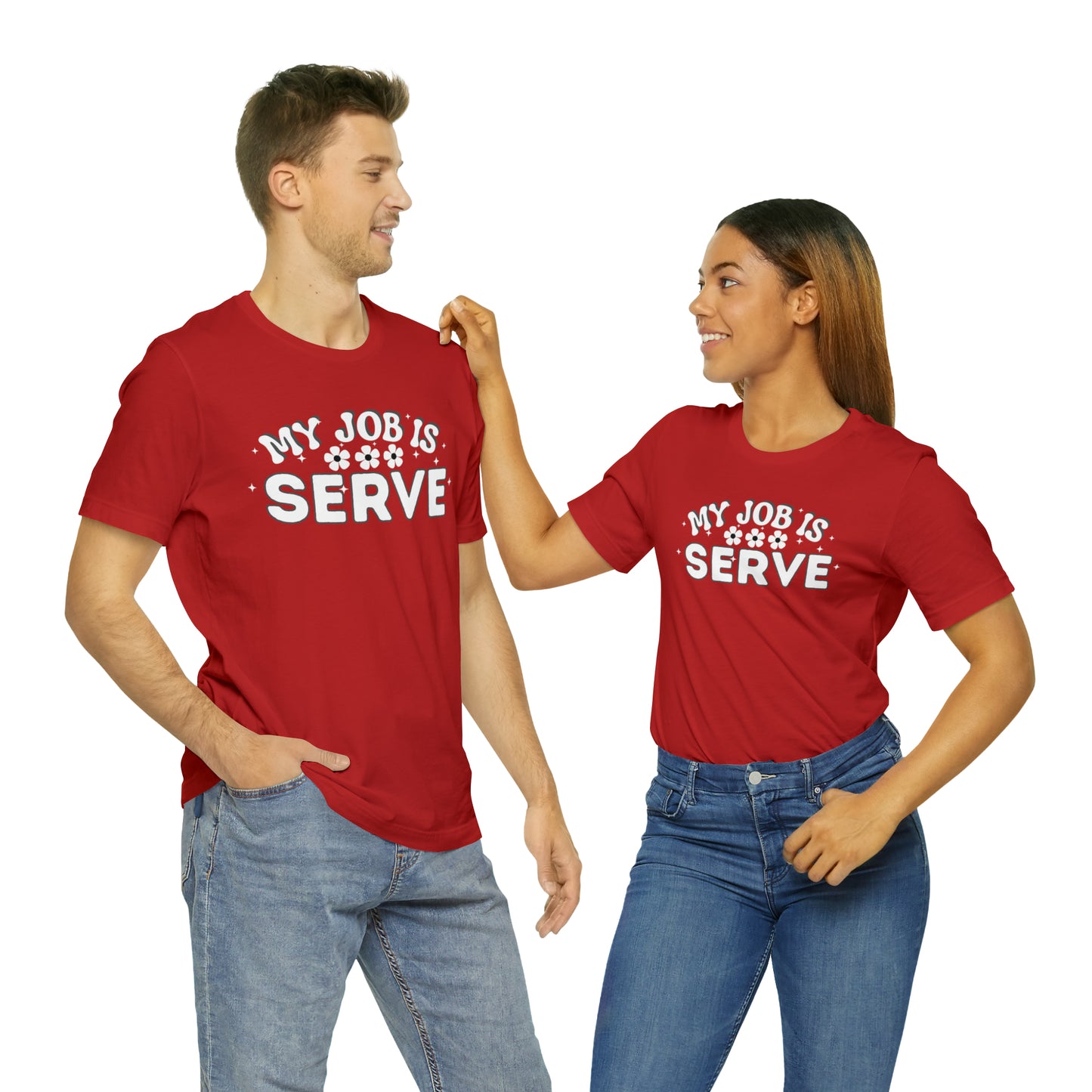 My Job is Serve Shirt Military Shirt Customer Service Shirt Waiter/Waitress Public Servant, Hotel Concierge, Caterer, Flight Attendant, Bartender Barista