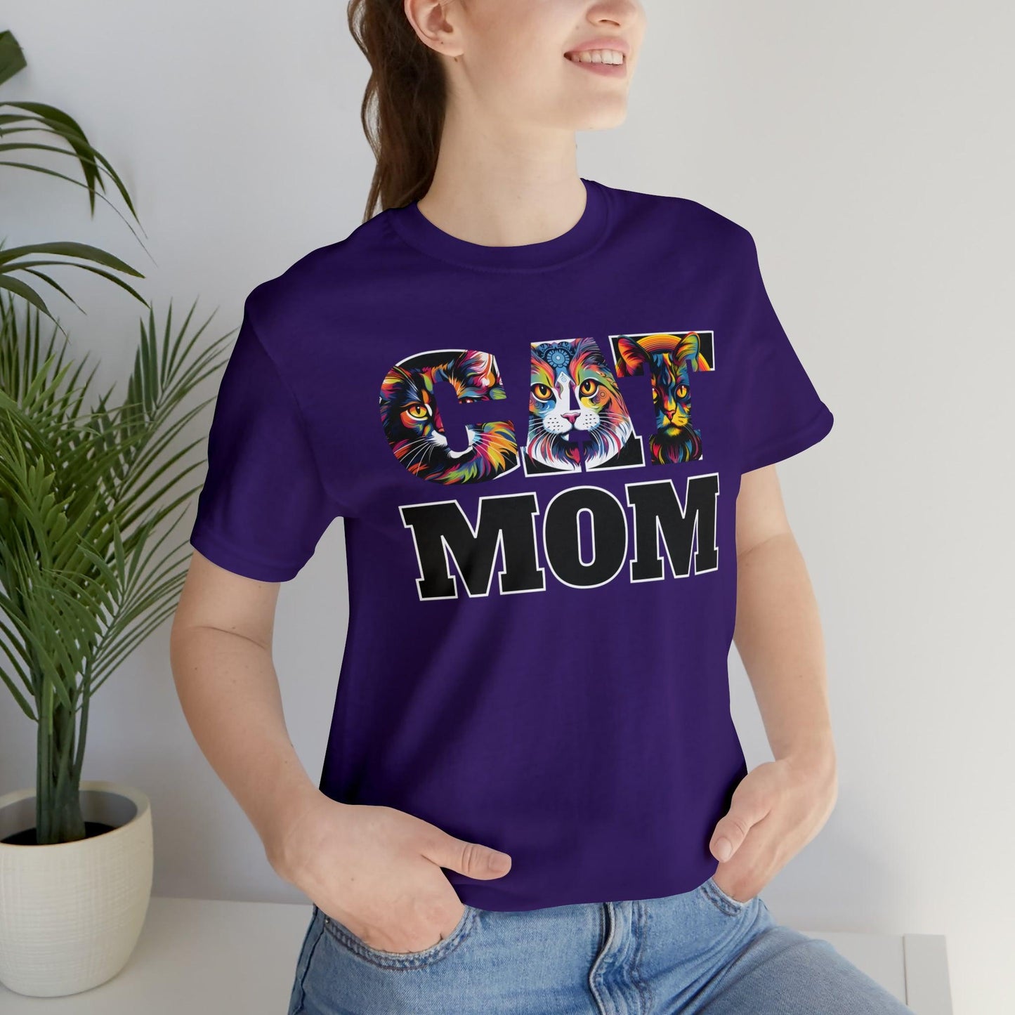 Vintage Cat Shirt Retro Cat Mom Tshirt Animal Lover Gift Cat T Shirt Cat Mom Gift Cat Lover Gift - Cat Lover Shirt Trendy Shirt for Cat Mom - Giftsmojo