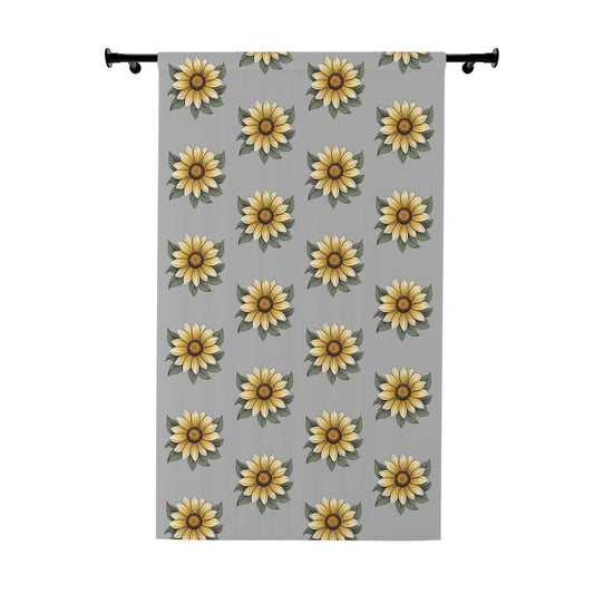Floral Window Curtains (1 Piece) - Giftsmojo