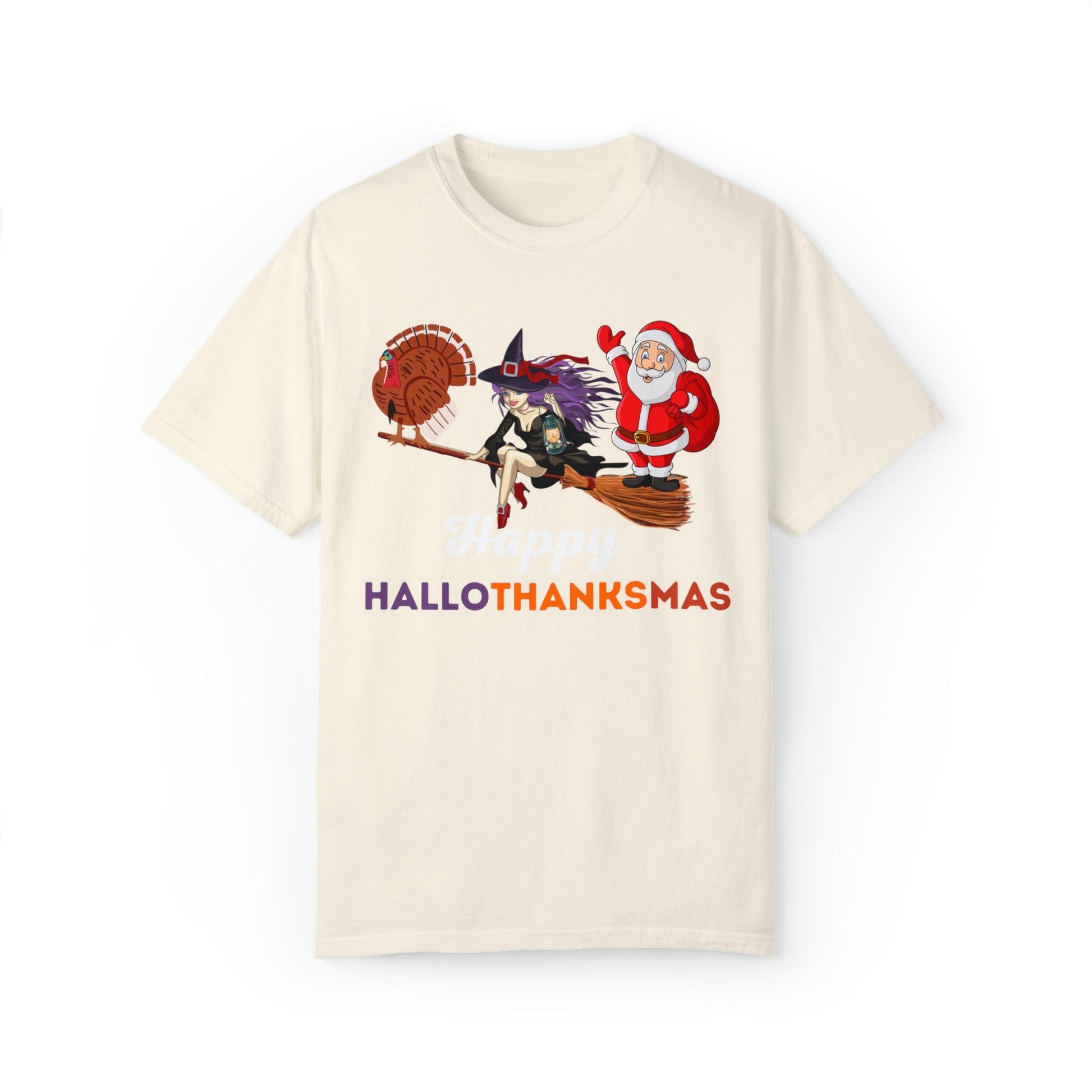 Happy HALLOTHANKSMAS Gift for Fall Halloween Thanksgiving Christmas Gift - Giftsmojo