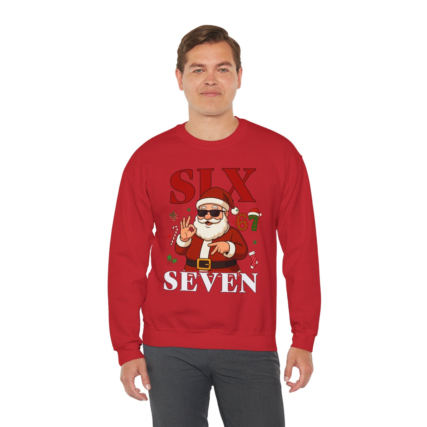 Six Seven Santa Sweatshirt