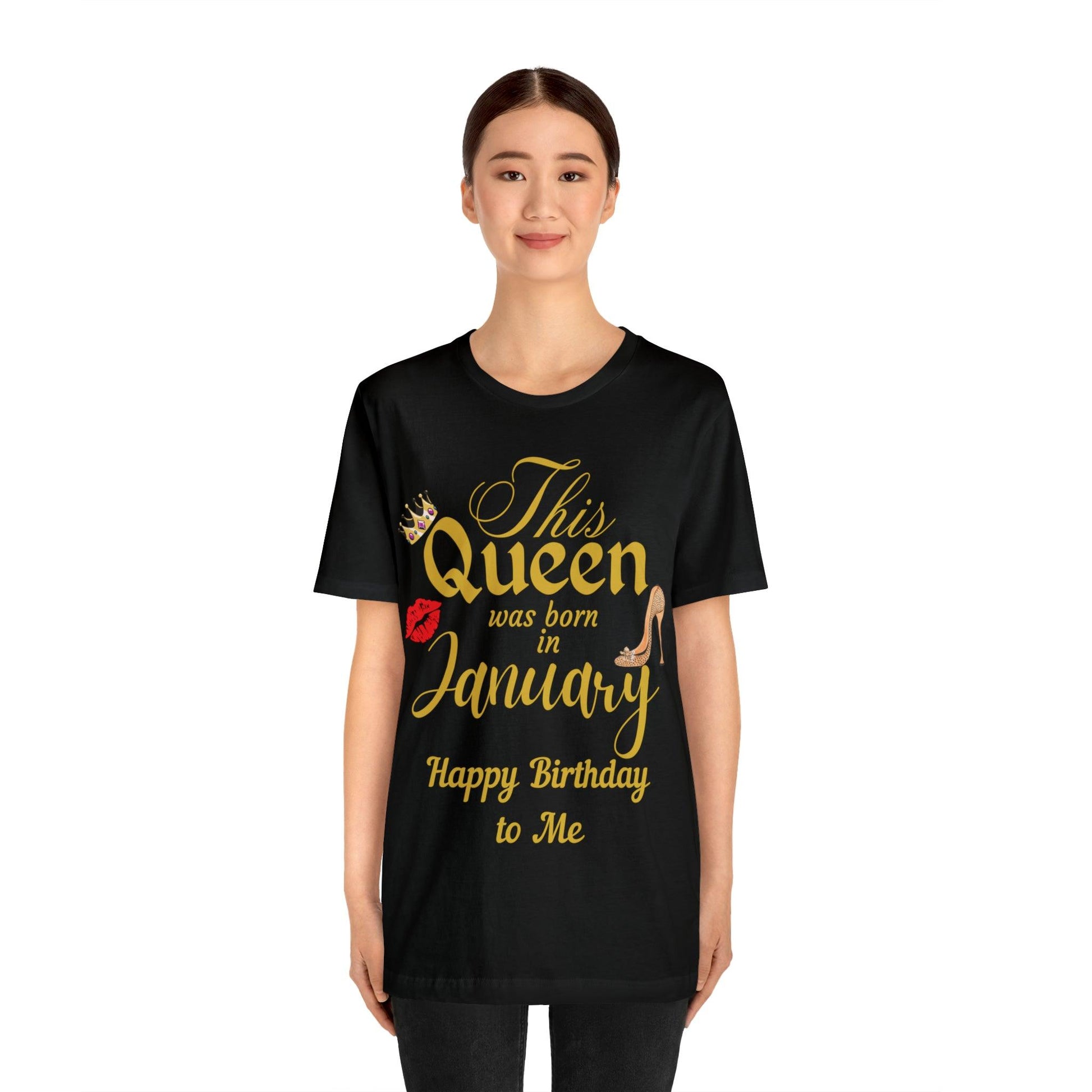 Birthday Queen Shirt, Gift for Birthday, This Queen was born in January Shirt, Funny Queen Shirt, Funny Birthday Shirt, Birthday Gift - Giftsmojo