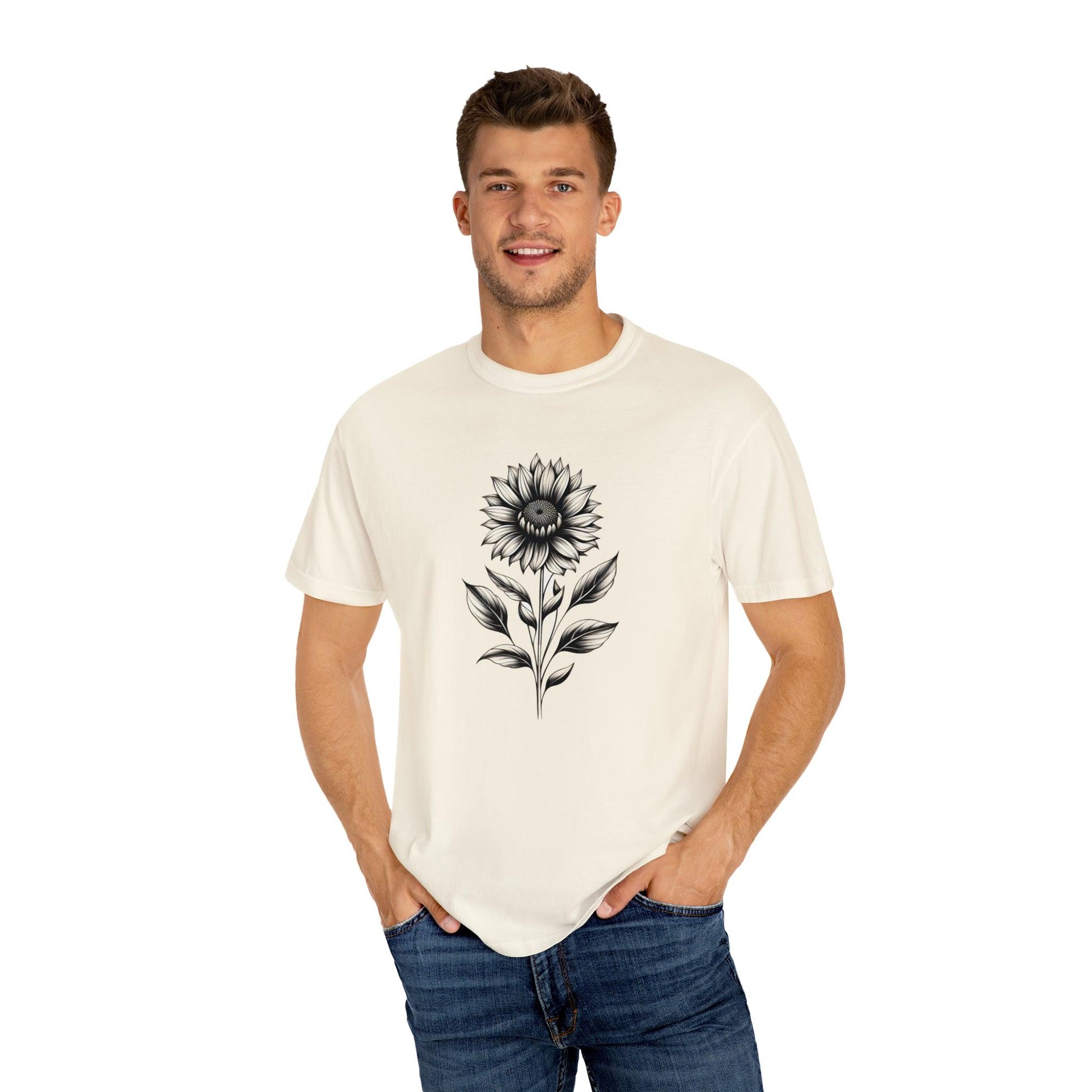 Sunflower Shirt Flower Shirt Aesthetic, Floral Graphic Tee Floral Shirt Flower T-shirt, Wild Flower Shirt Gift For Her Wildflower T-shirt - Giftsmojo