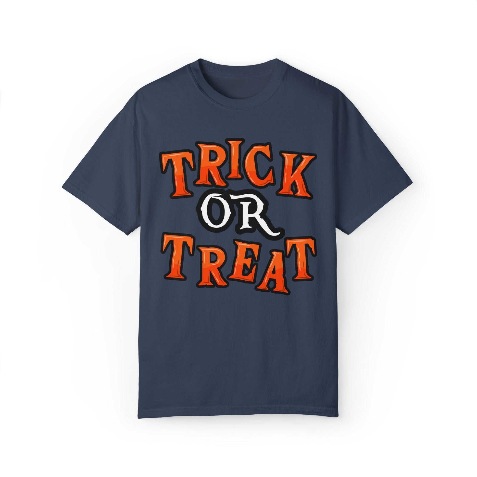 Cute Trick or Treat Shirt for Women and Men Vintage Shirt Halloween Shirt Retro Halloween Costume - Giftsmojo