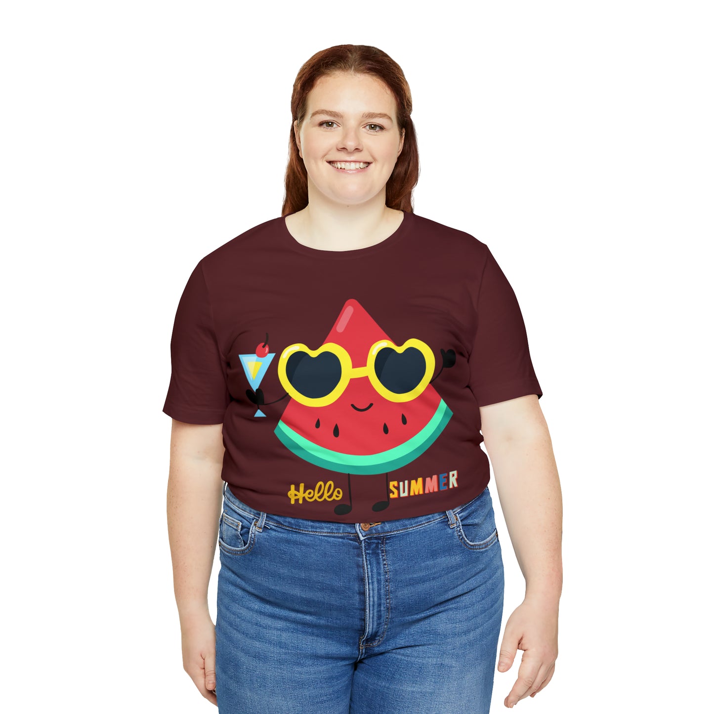 Funny Hello Summer Shirt, Water Mellon shirt, Summer shirts for women and men