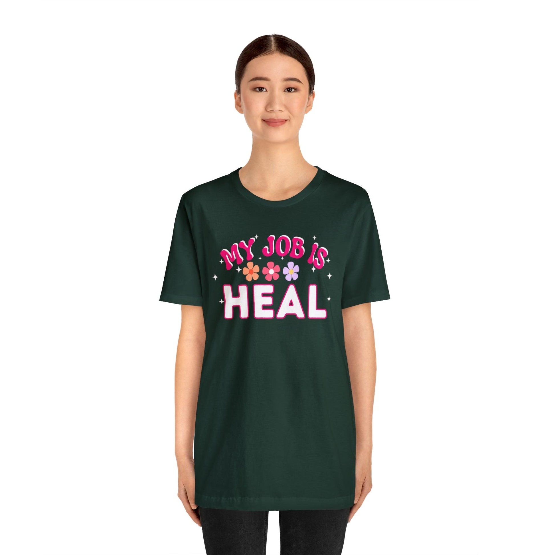 My Job is Heal Shirt Doctor Shirt Nurse Shirt - Giftsmojo