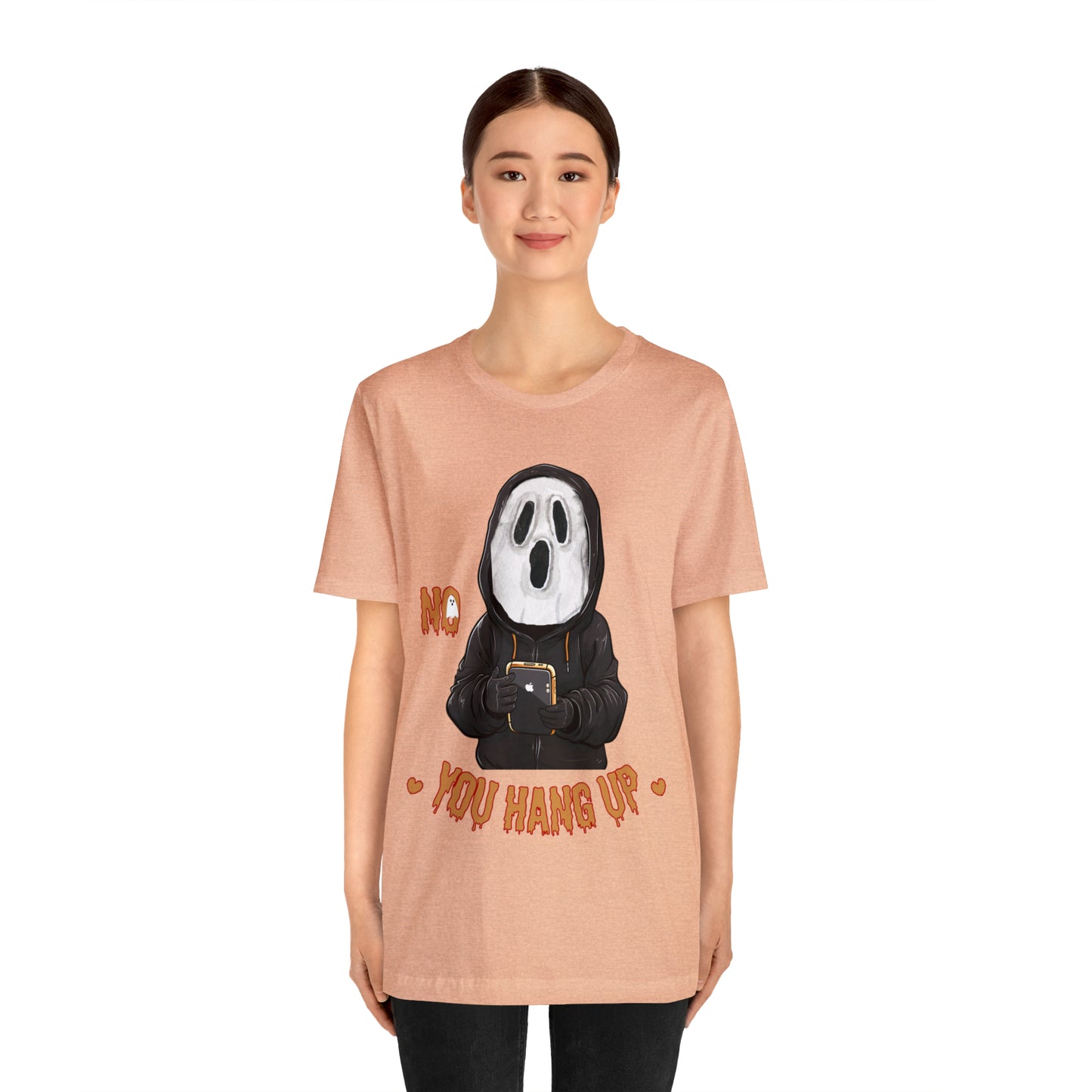 Elevate Your Halloween Style with the Playful 'No You Hang Up' Shirt Spooky shirt