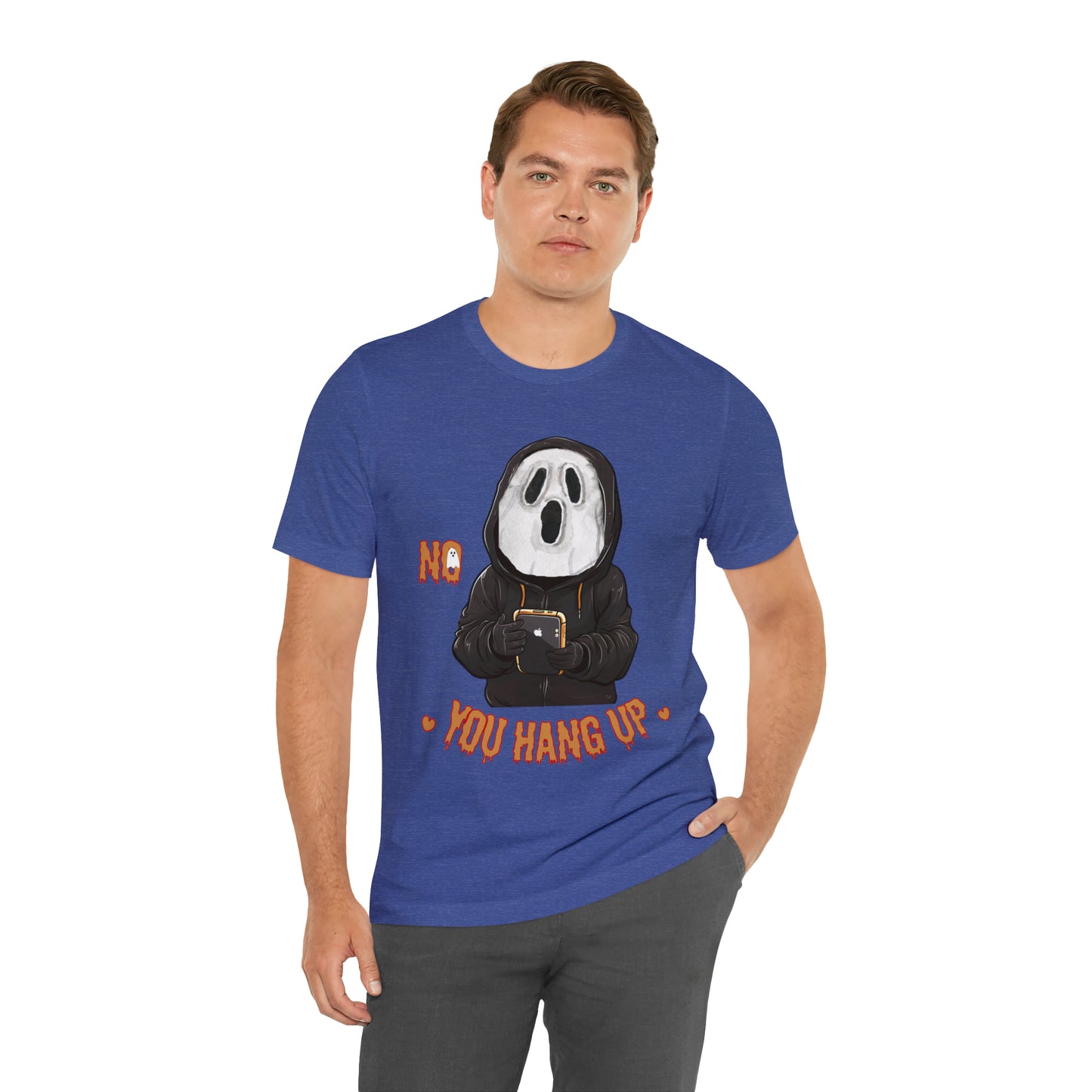 Elevate Your Halloween Style with the Playful 'No You Hang Up' Shirt Spooky shirt