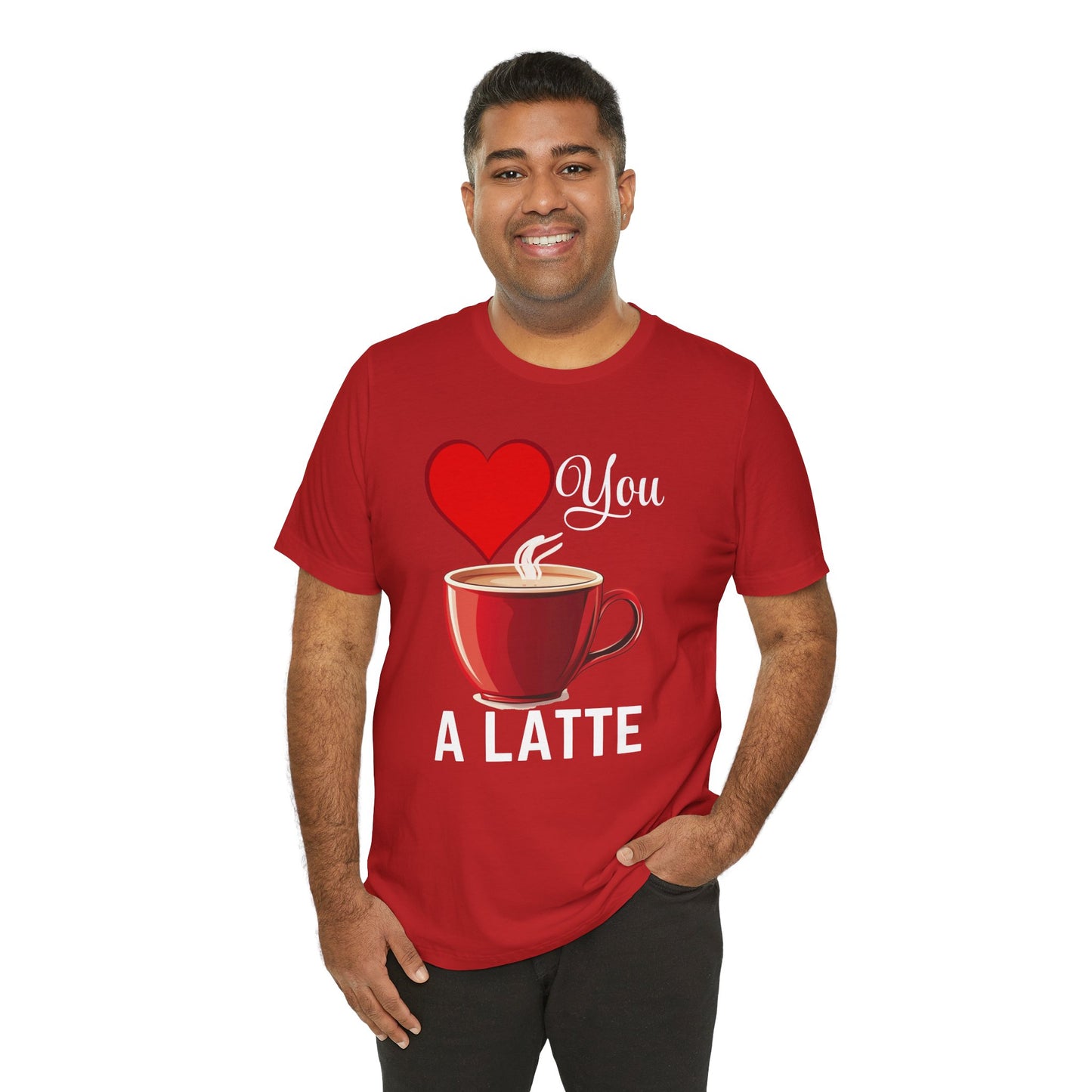 Coffee Lover Unisex Tee - Love You A Latte