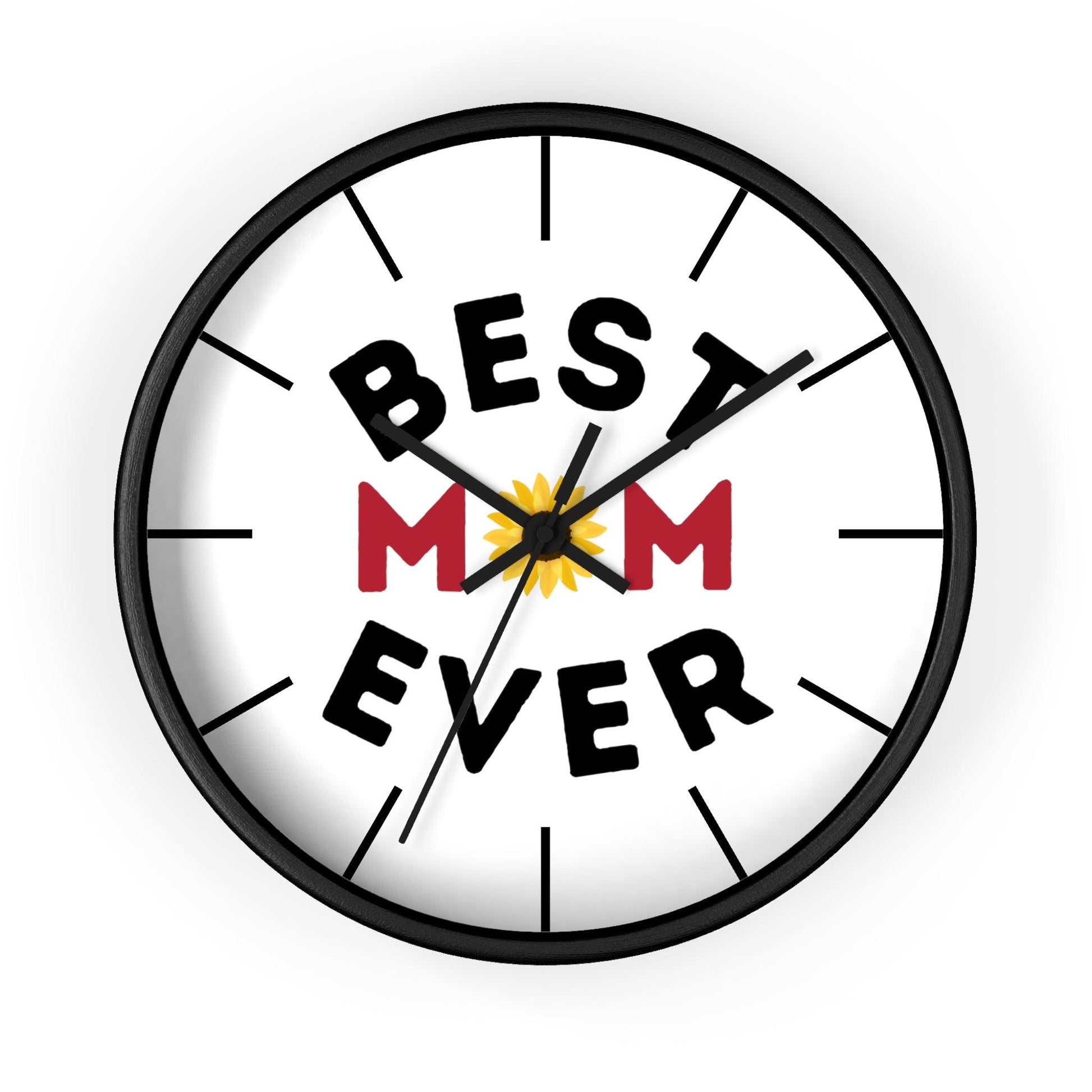 best mom ever wall clock