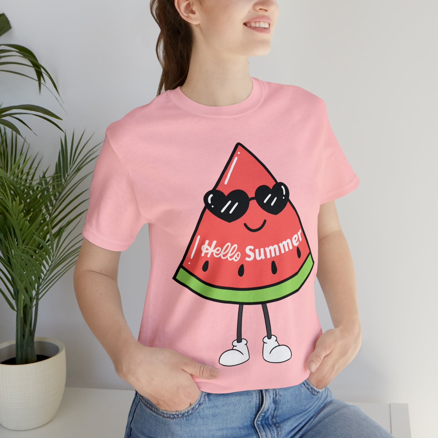 Funny Hello Summer Shirt, Summer shirts for women and men, Summer Casual Top Tee