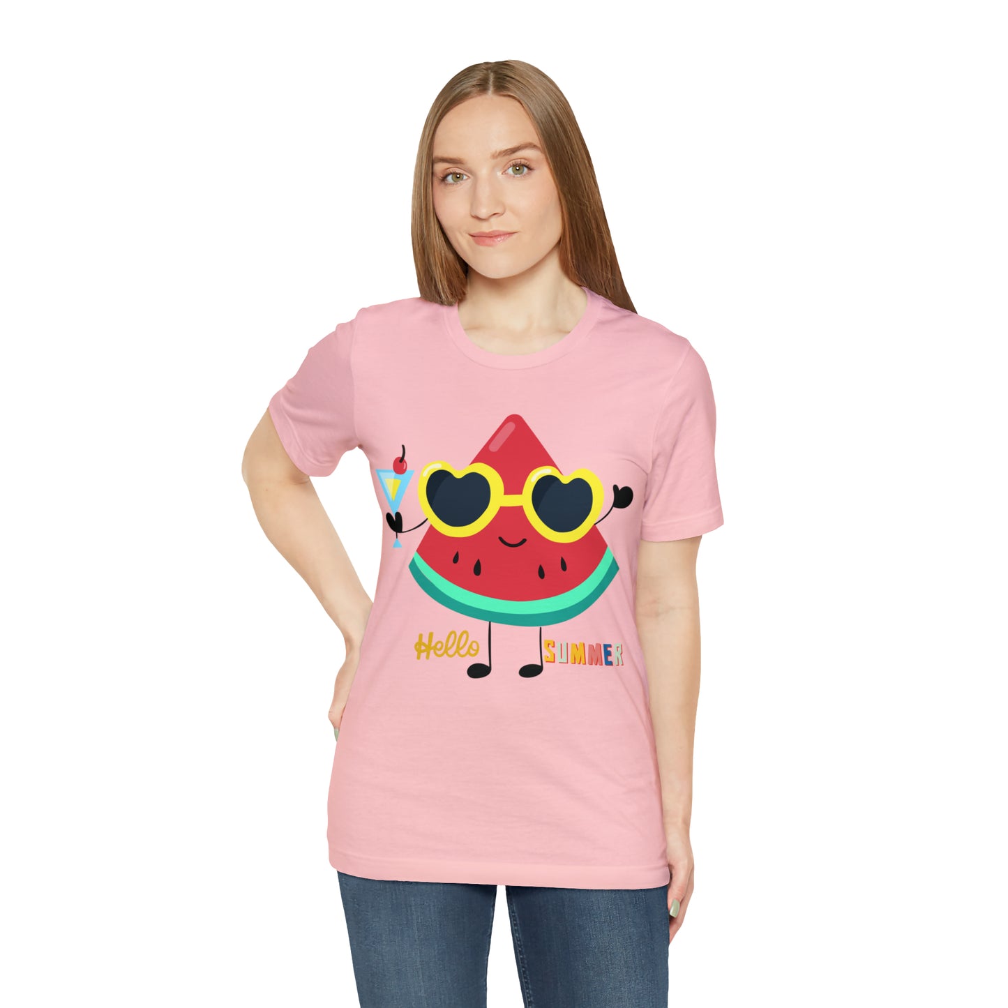 Funny Hello Summer Shirt, Water Mellon shirt, Summer shirts for women and men