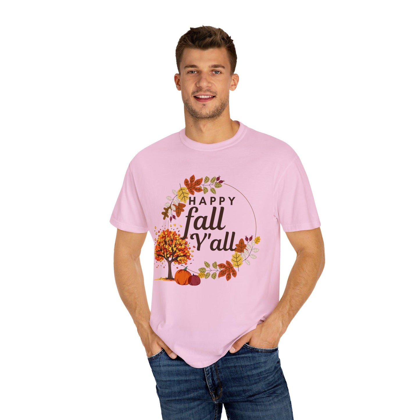Happy Fall Y'all Gift for Fall, Funny fall shirts gift, autumn tee, - Giftsmojo