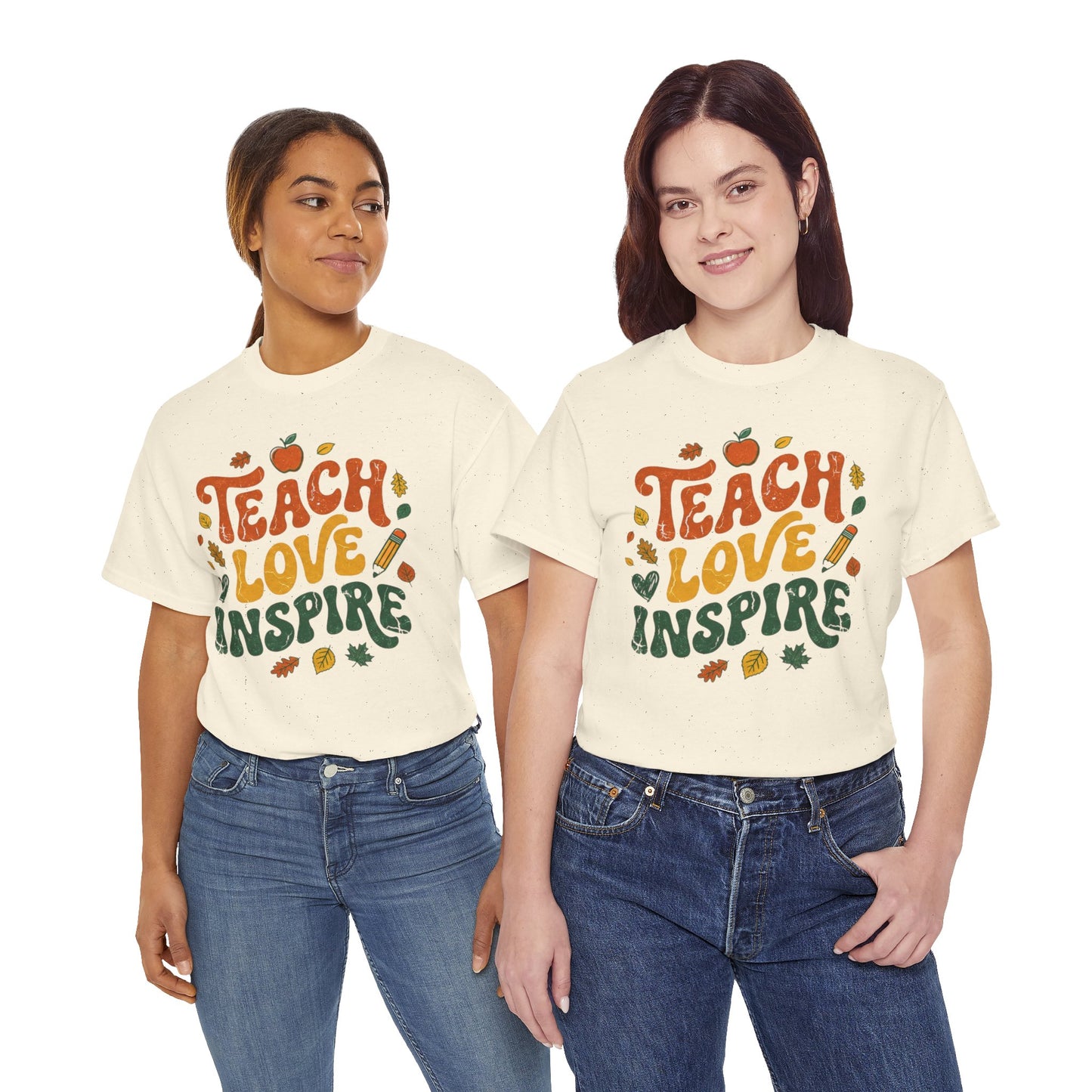 Teach Love Inspire T-Shirt — Fall Teacher Appreciation Tee