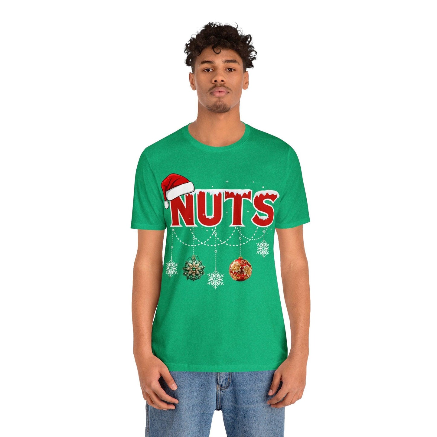 Funny Christmas Matching Shirts Chest Nuts Couples Matching Shirts - Giftsmojo