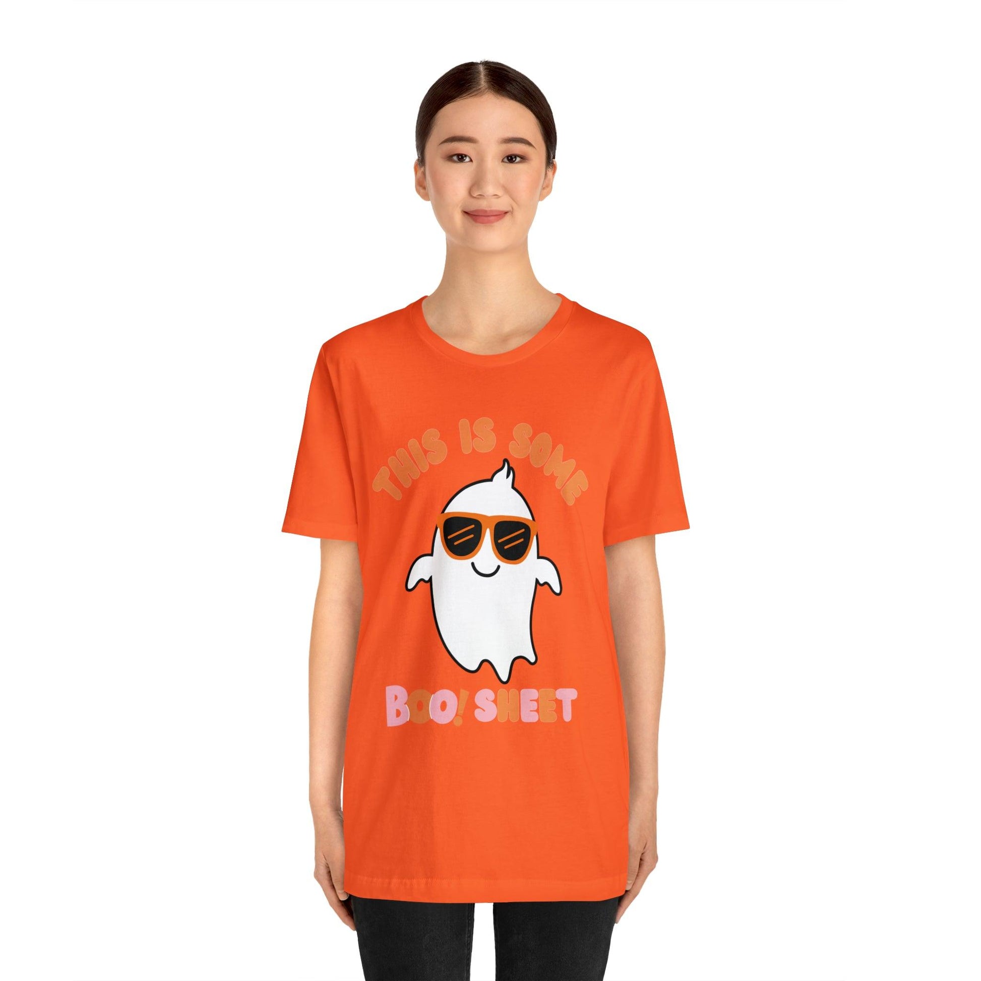 This Is Some Boo Sheet Funny Halloween Shirt Funny Halloween Costume Spooky Season Tee Funny Gift Shirt for Birthday Christmas Anniversary - Giftsmojo