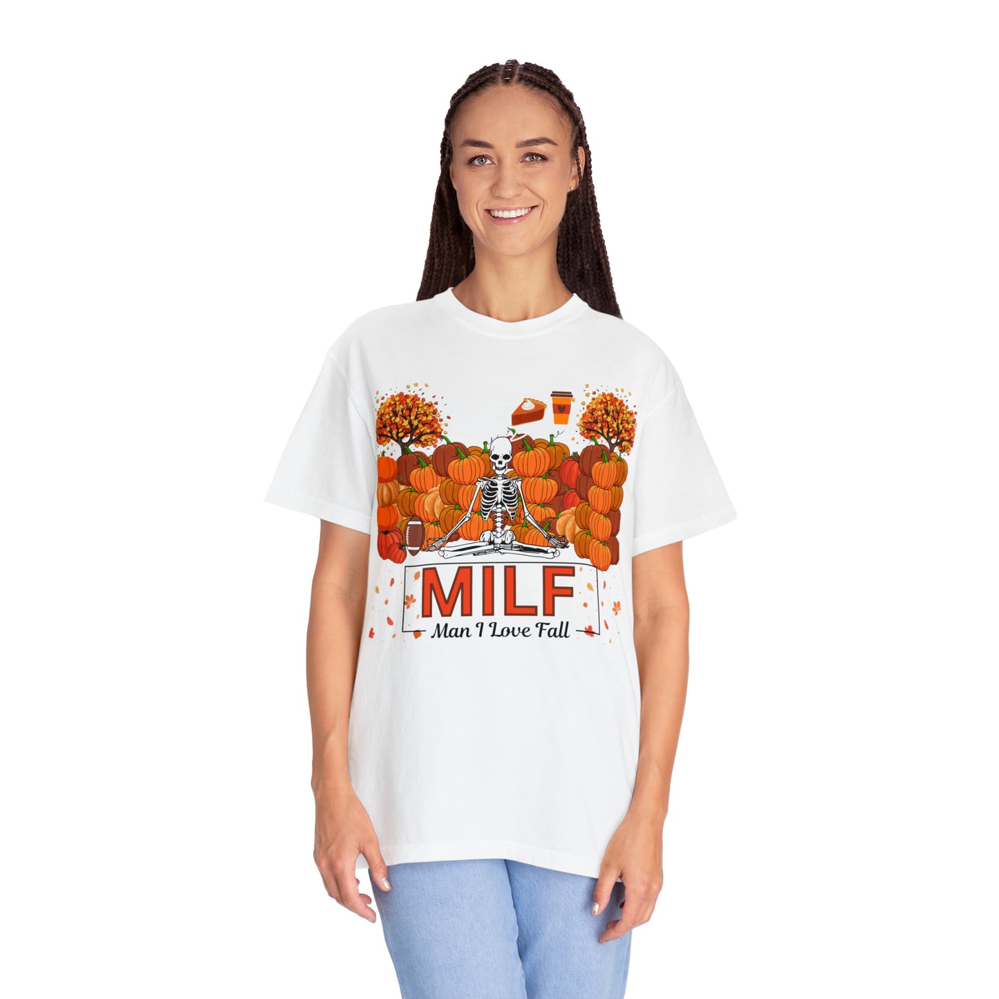 MILF Man I love Fall Gift for Fall Funny Fall Shirts Gift Pumpkin Comfort Colors Shirt