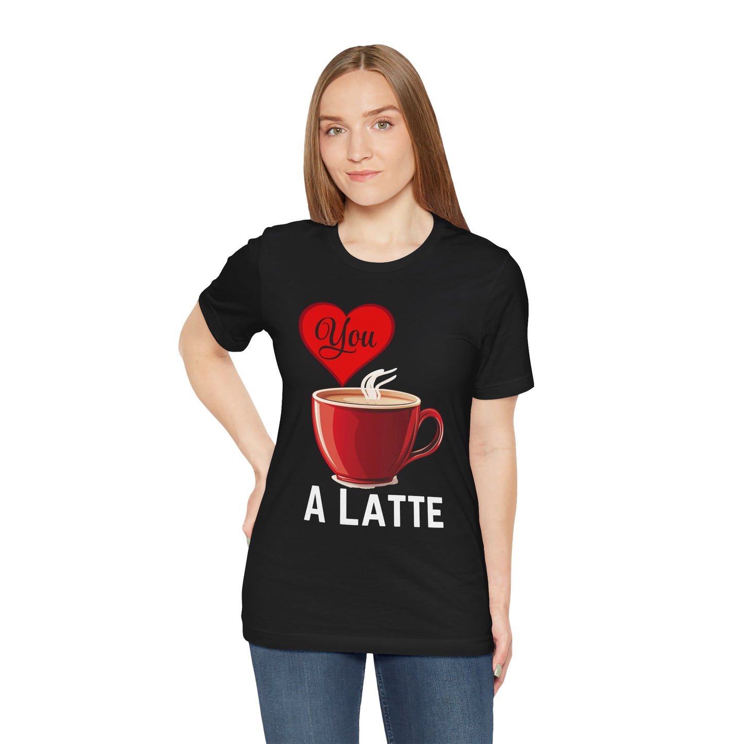 Coffee Lover Unisex Tee - Love You A Latte