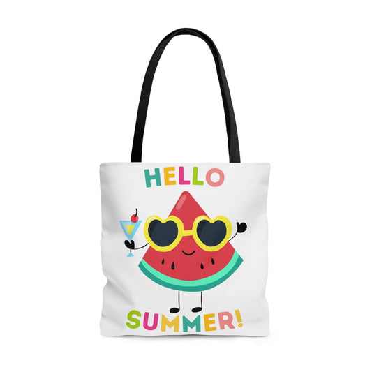Hello Summer Tote Bag Trendy tote bag, beach tote bag, shopping tote bag, summer bag,