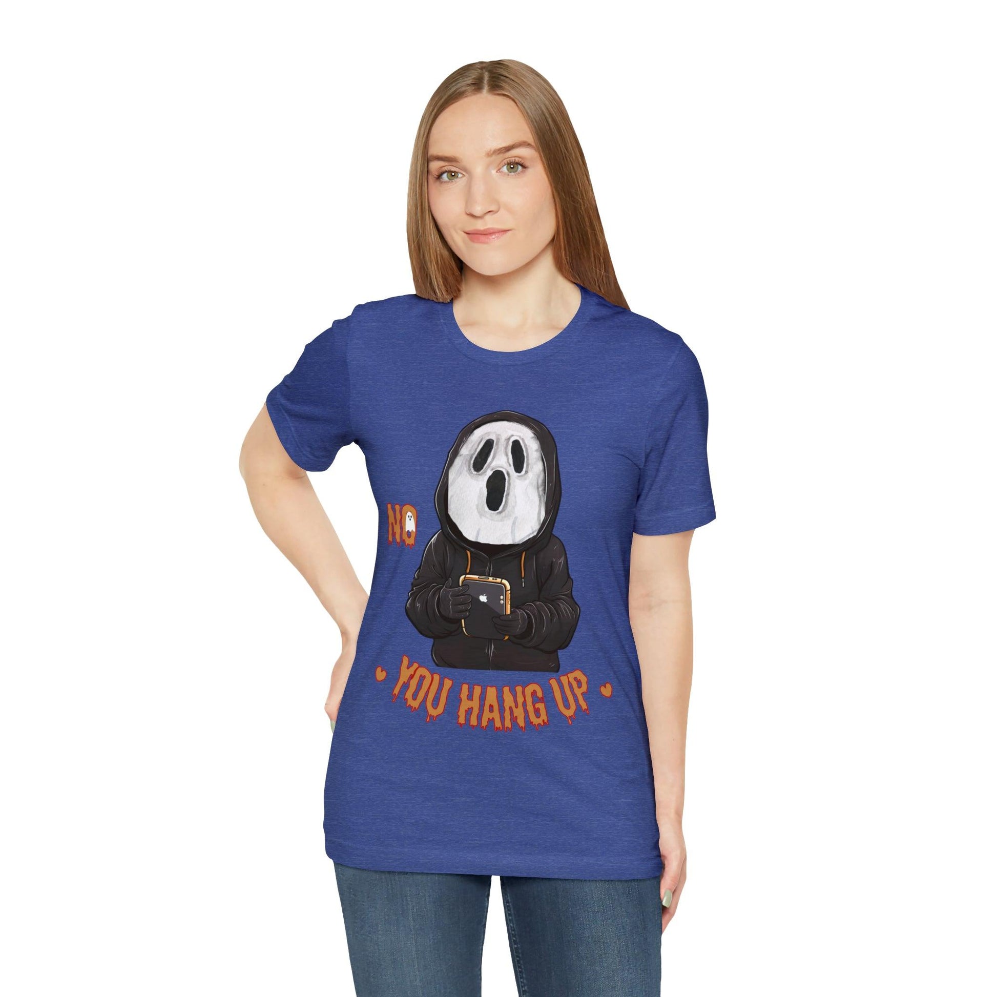 Elevate Your Halloween Style with the Playful 'No You Hang Up' Shirt Spooky shirt - Giftsmojo