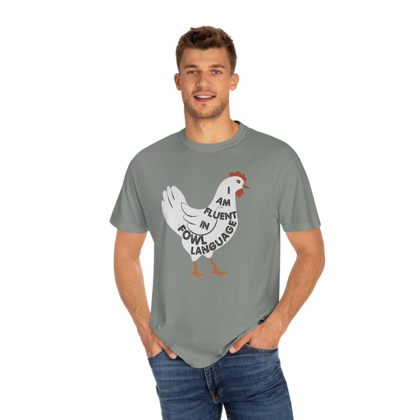 Chicken Shirt Chicken Tee Chicken Owner Gift - Gift For Chicken Lover gift, Fluent in Fowl Language shirt