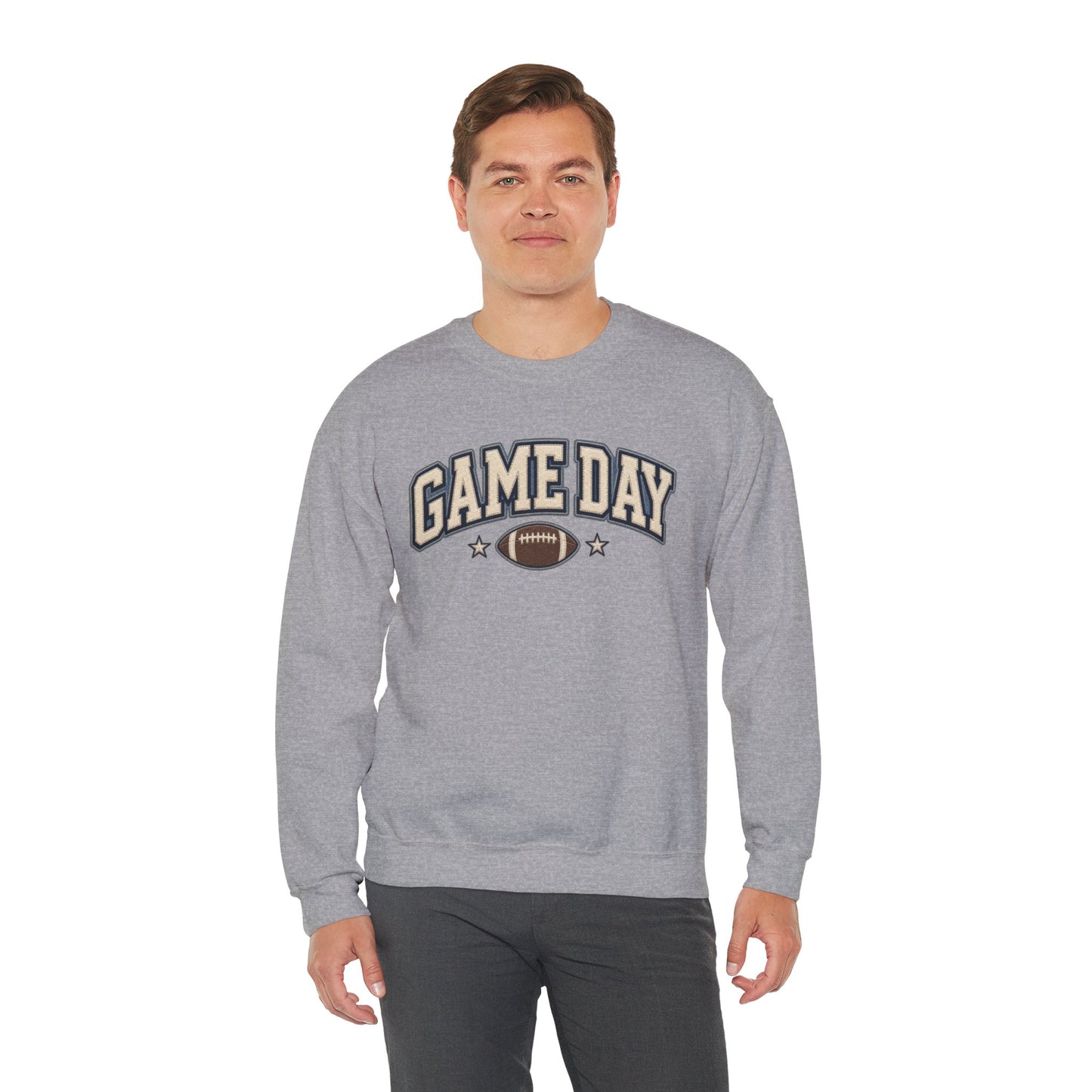 Game Day Crewneck Sweatshirt – Football Logo