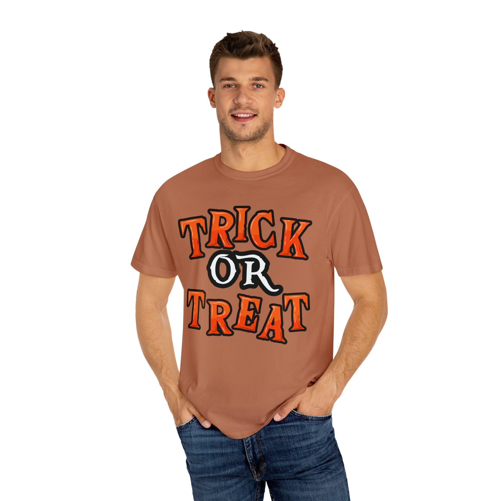 Cute Trick or Treat Shirt for Women and Men Vintage Shirt Halloween Shirt Retro Halloween Costume - Giftsmojo