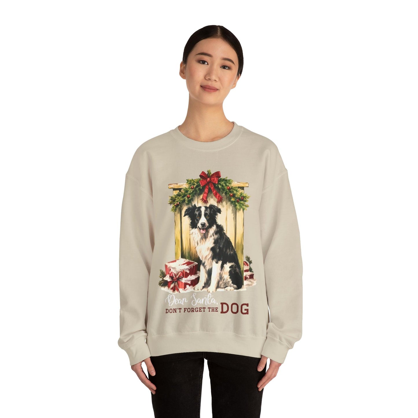 Dear Santa Don't Forget the Dog Christmas Sweatshirt Christmas on The Farm Sweatshirt Christmas Farm Sweatshirt Christmas Sweater Trendy Christmas Shirt Farmers - Giftsmojo