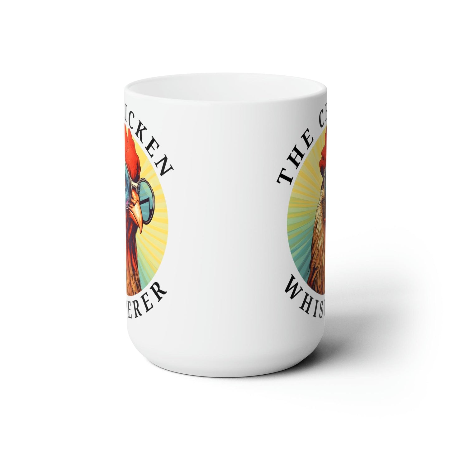 Funny Chicken Cup, Roster Mug Retro Vintage Mug The Chicken Whisperer Mug Chicken Coffee Mug - Giftsmojo