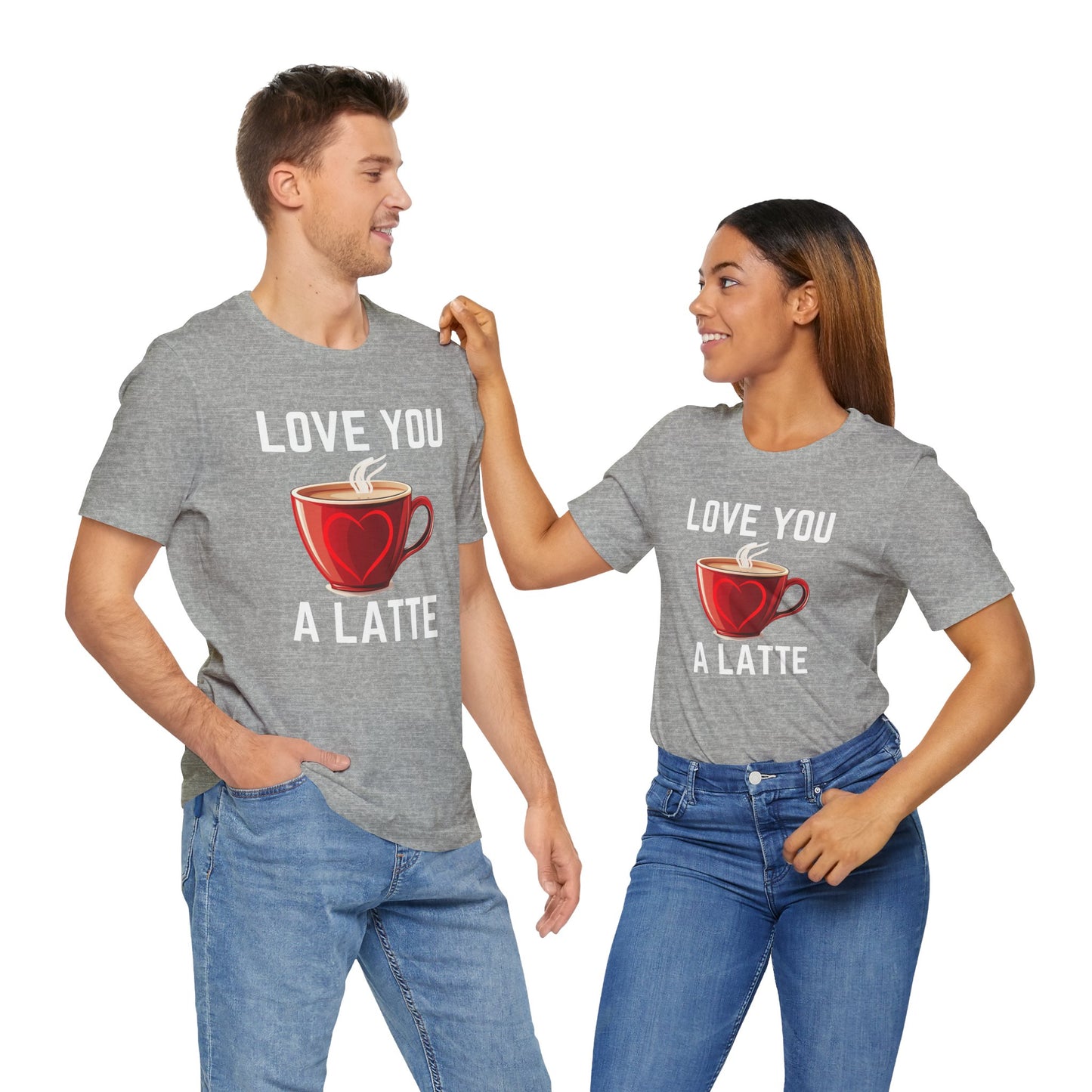 Coffee Lover Unisex Tee - Love You A Latte