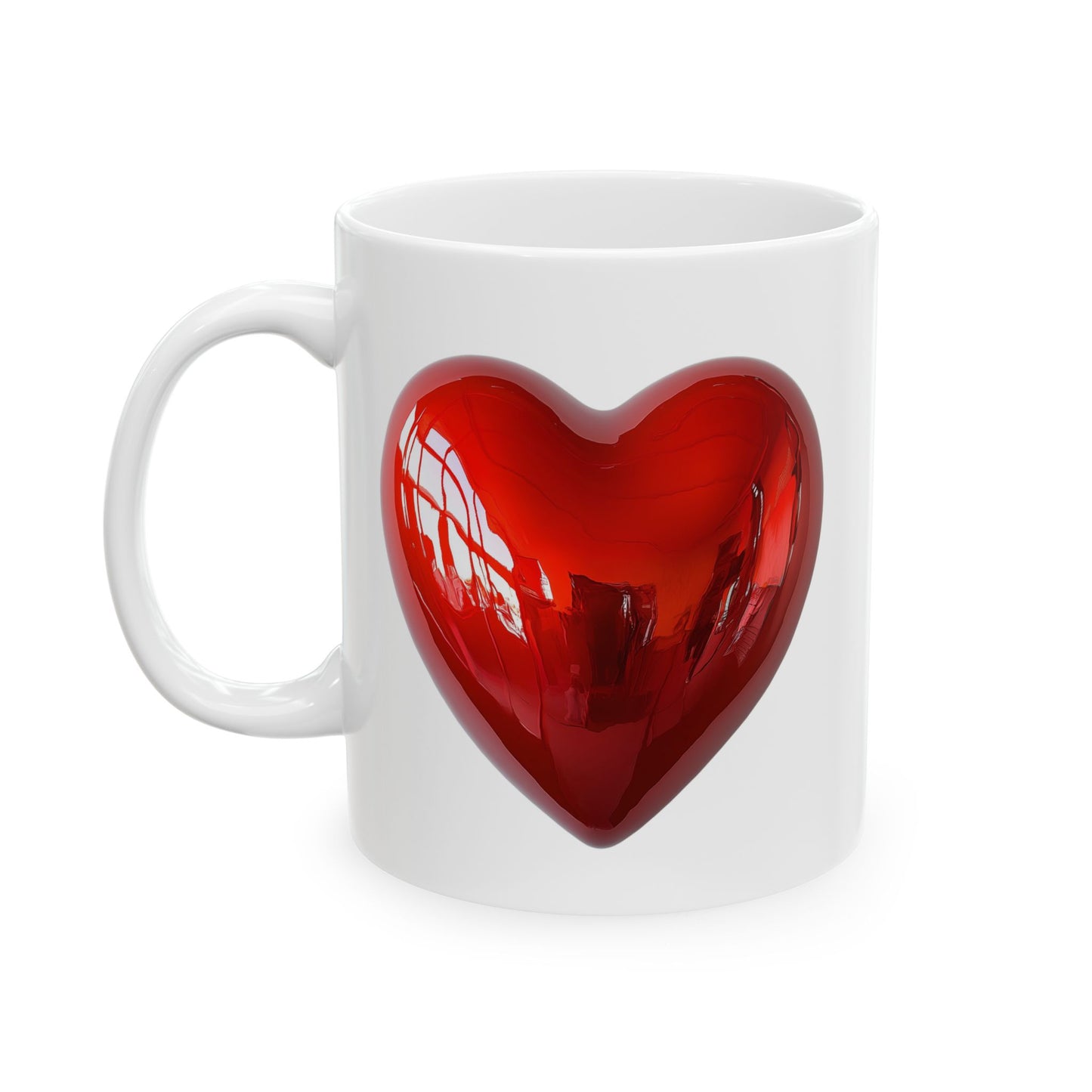 Mug Love Heart Coffee Cup 11oz 15oz