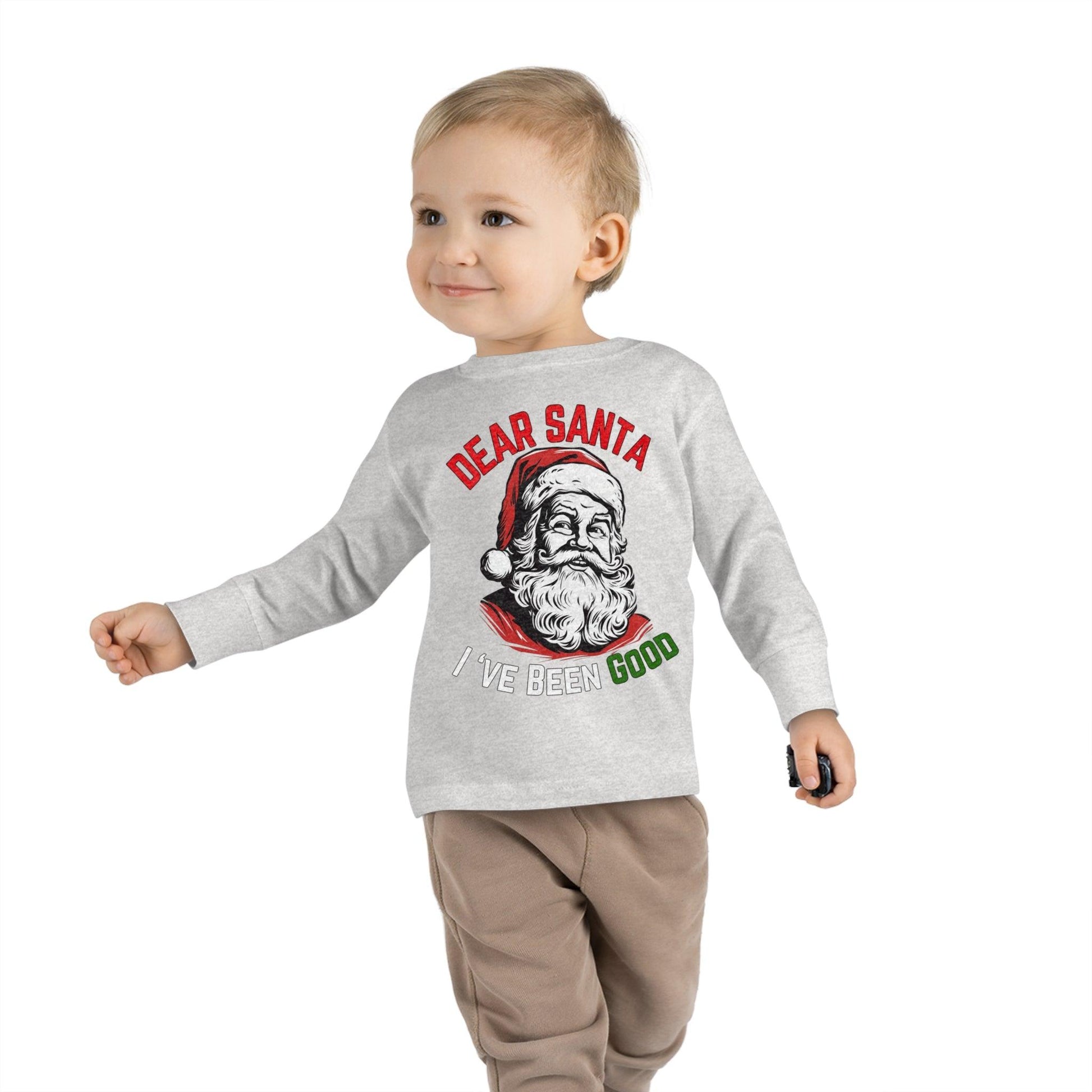 Santa I Have Been Good Christmas Shirt for Kids Christmas Outfit for Kids - Giftsmojo