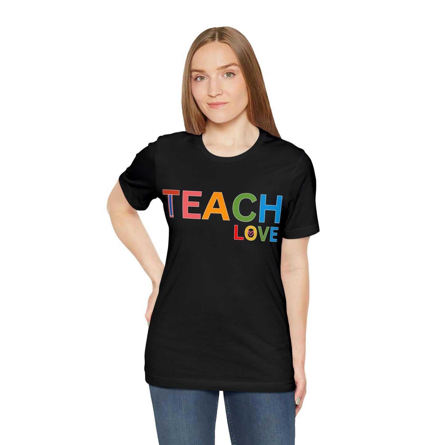 I Teach Love Shirt, Teacher Shirt, Teacher Appreciation Gift for Teachers - Giftsmojo