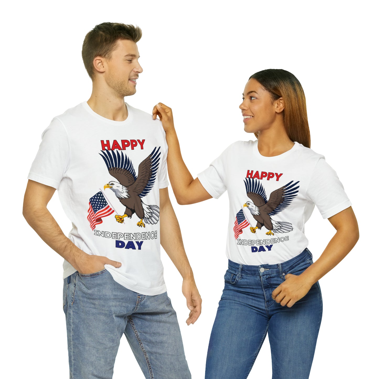 Show Your Patriotic Spirit with Happy Independence Day Shirts for Women and Men: 4th of July, USA Flag, Fireworks, Freedom, and More