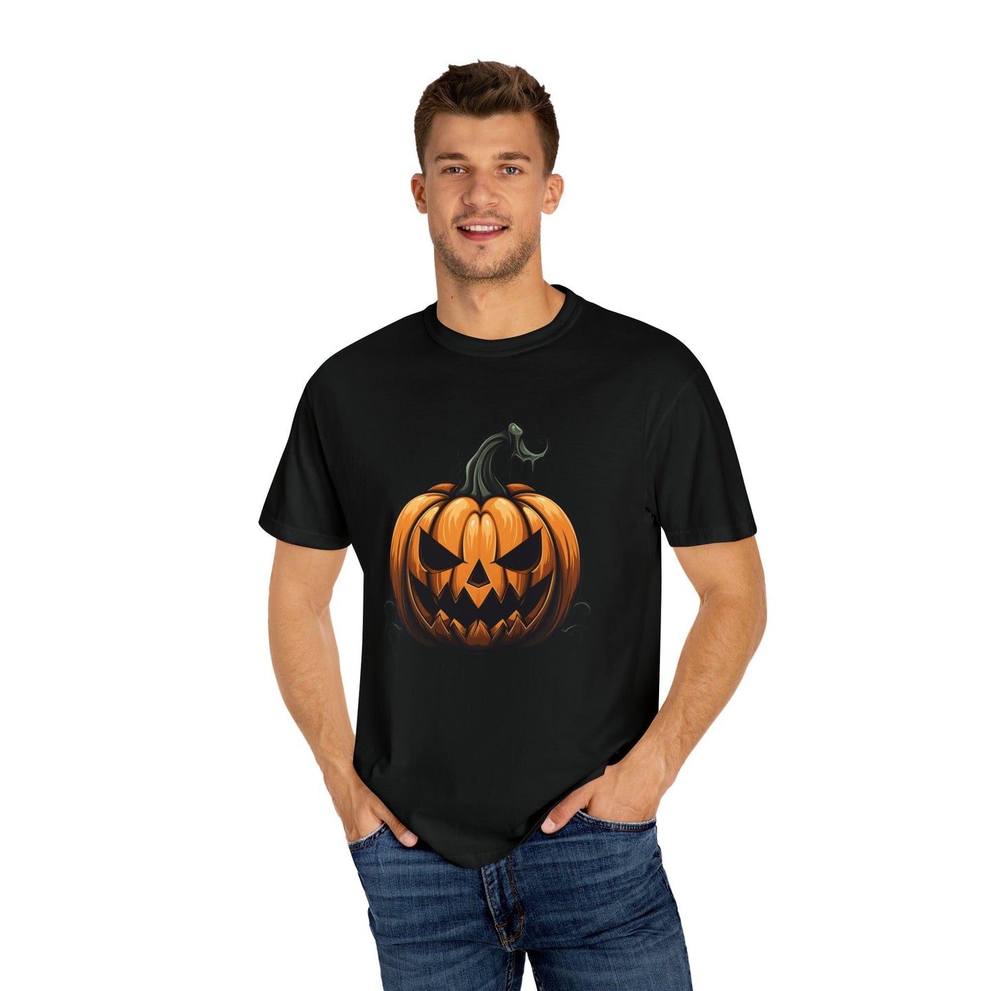 Scary Pumpkin Shirt Fall Halloween Shirt Halloween Costume Pumpkin T Shirt - Pumpkin Tee fall tshirt Fall Shirt Halloween Gift Fall Top - Giftsmojo