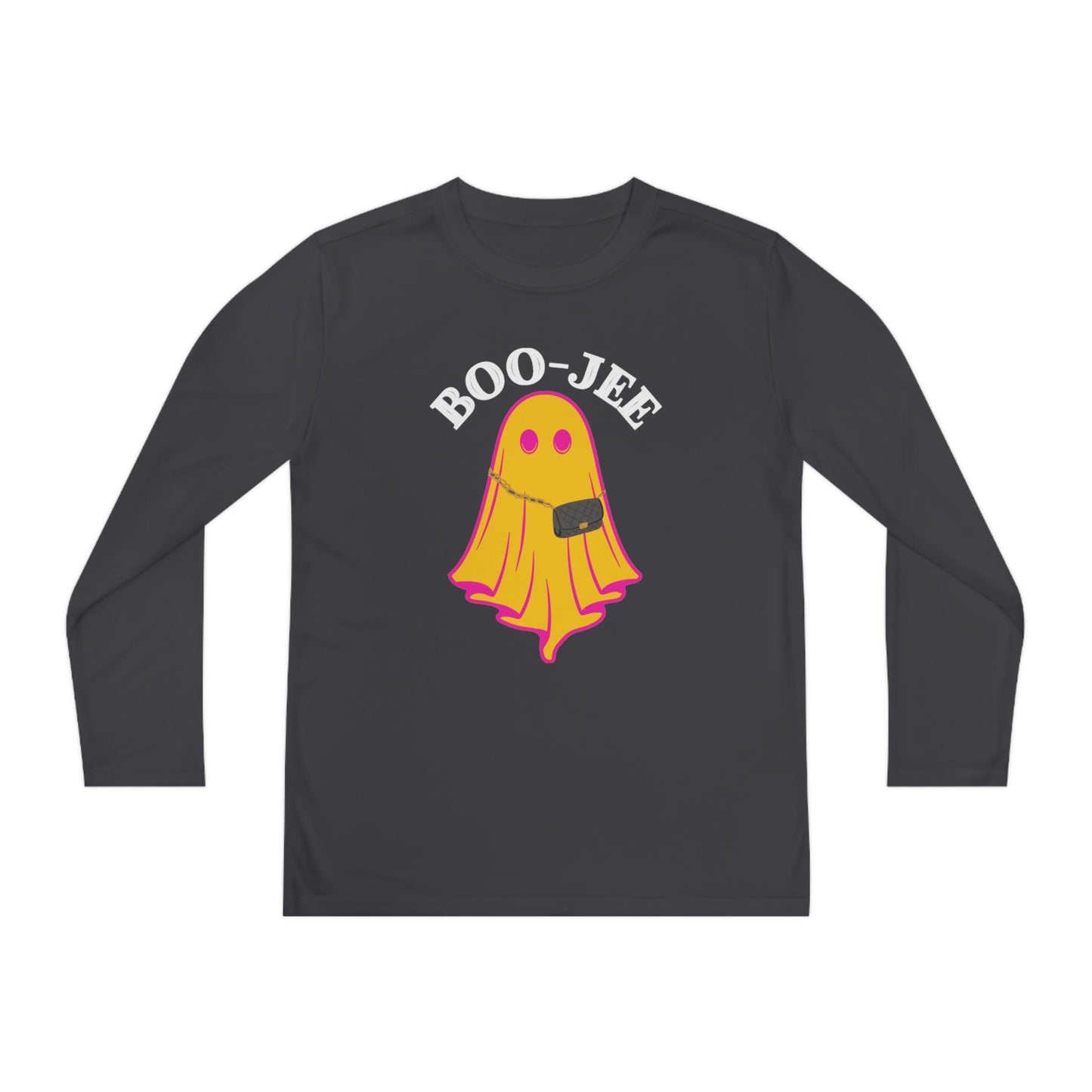 Boojee Youth Halloween Costume Long Sleeve Competitor Tee Boojee Halloween Boujee - Giftsmojo