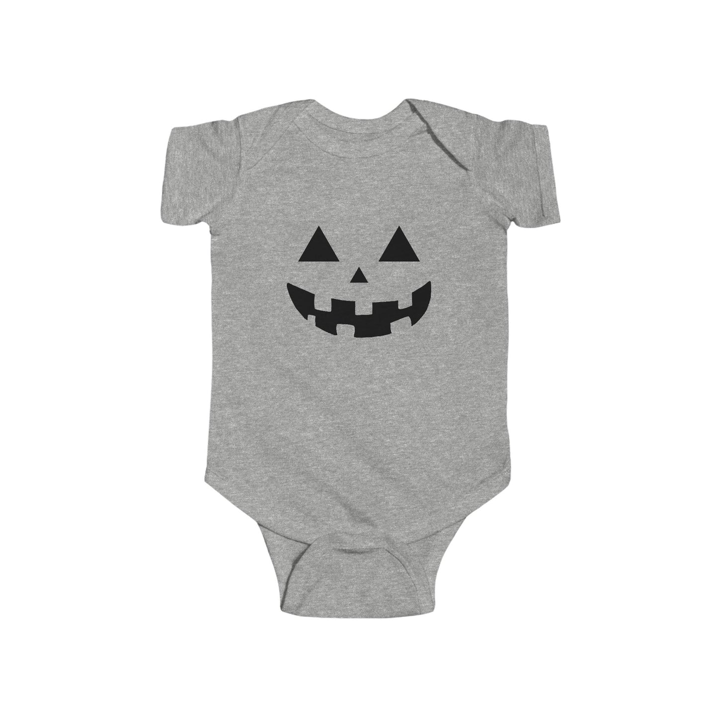 Infant Pumpkin Face Onesie Infant Halloween Costume Infant Fine Jersey Bodysuit for Halloween Infant Halloween Onesie - Giftsmojo