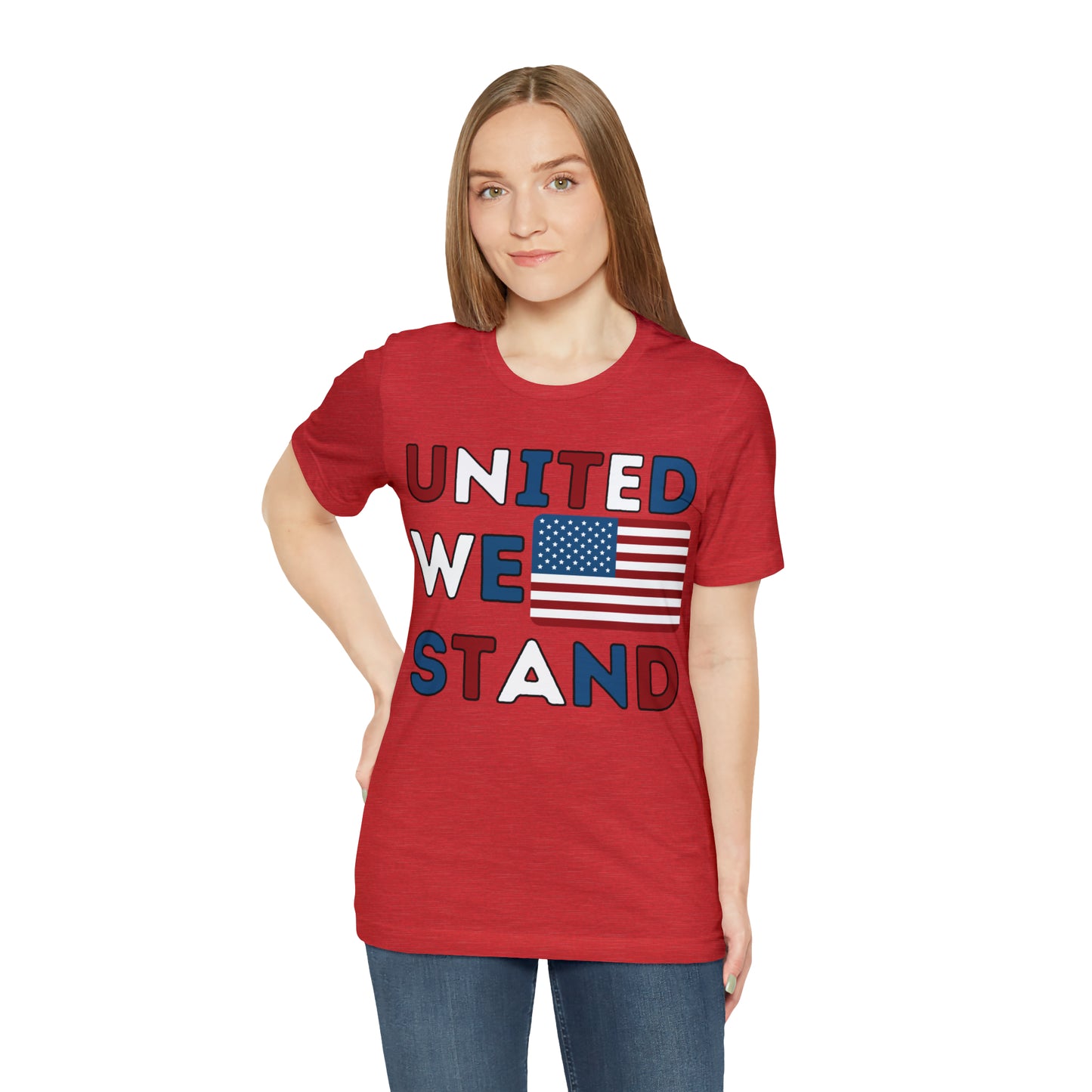 United We Stand shirt, USA Flag shirt, 4th of July shirt, Independence Day shirt