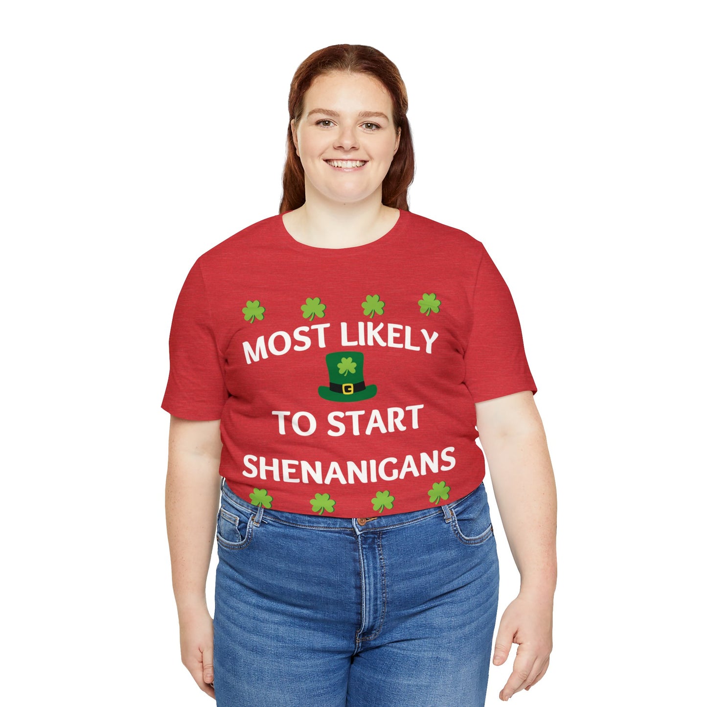 Most likely to start Shenanigans Family Matching St Patricks Shirt