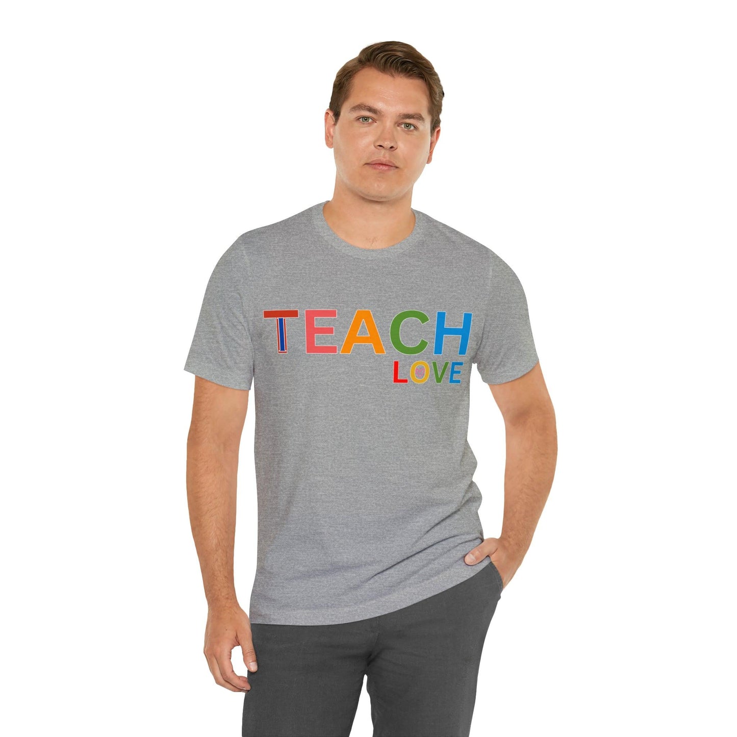 I Teach Love Shirt, Teacher Shirt, Teacher Appreciation Gift for Teachers - Giftsmojo