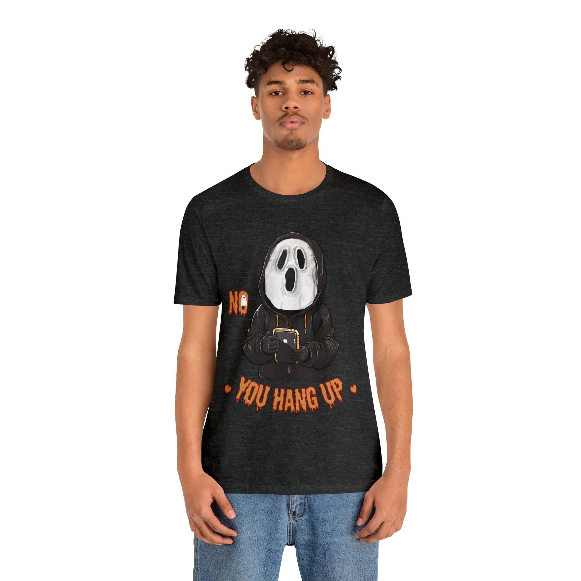 Elevate Your Halloween Style with the Playful 'No You Hang Up' Shirt Spooky shirt - Giftsmojo