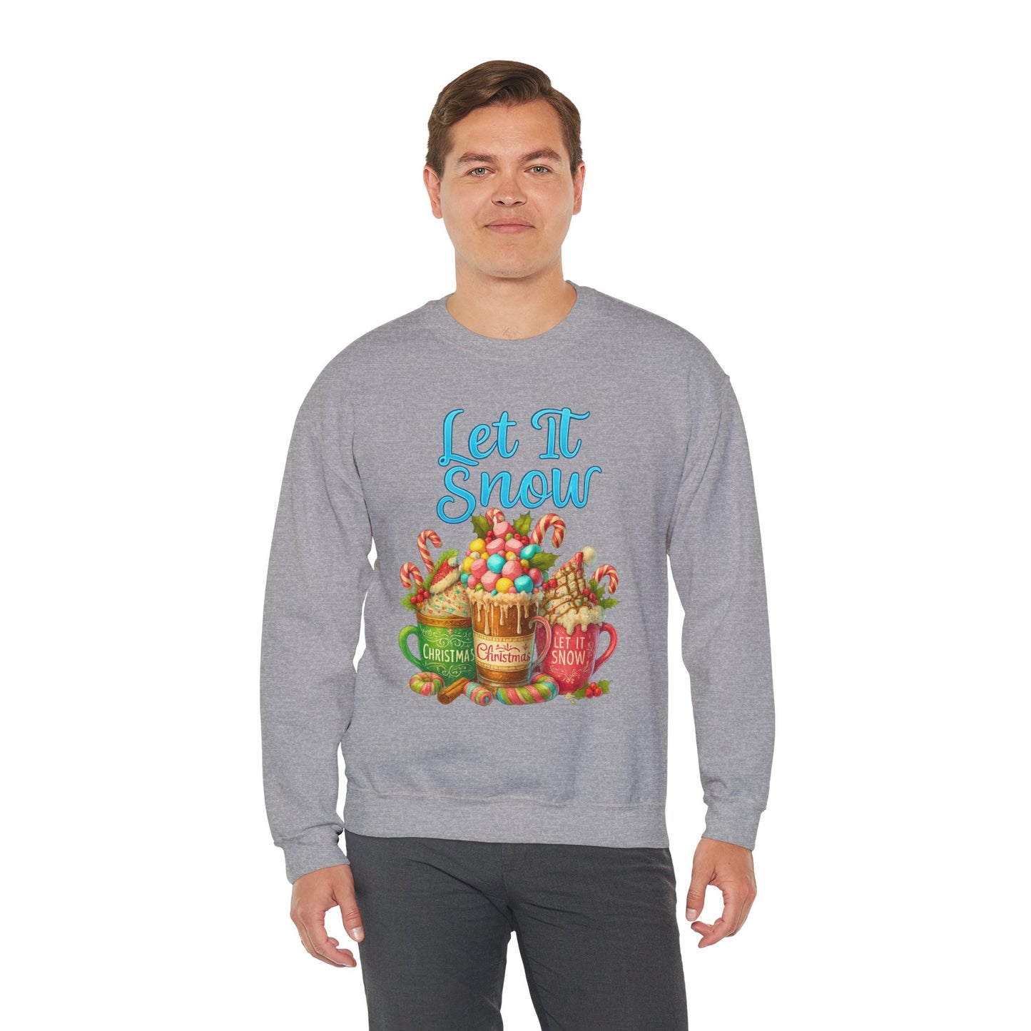 Let It Snow Coffee Crewneck Sweatshirt