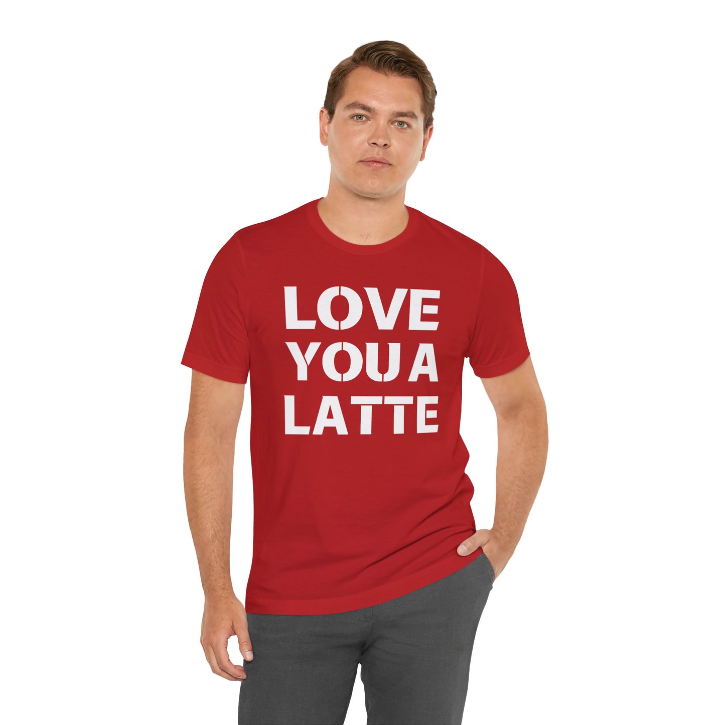 Coffee Lover Unisex Tee - Love You A Latte