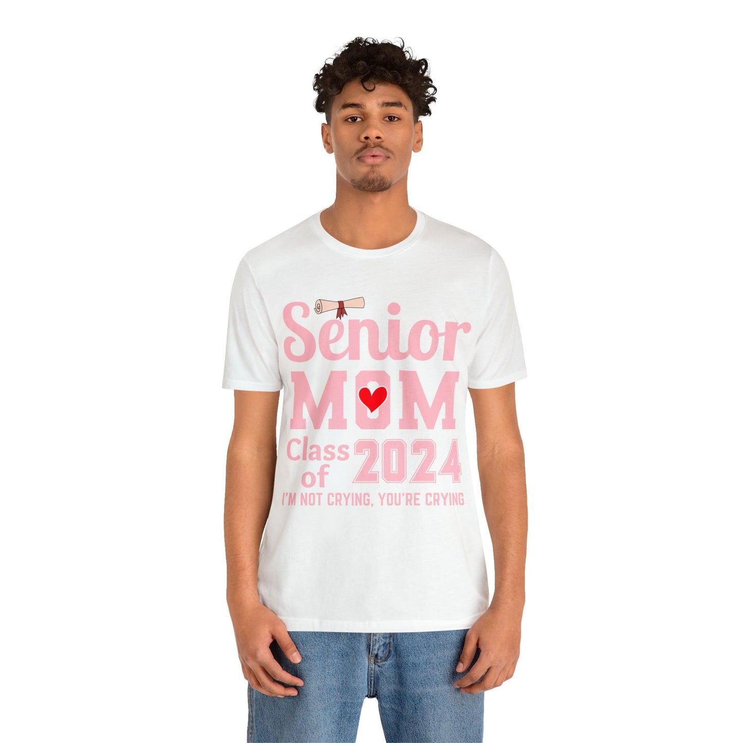 Senior Mom Class of 2024 T-Shirt Pink, Proud Senior Mom Shirt, Gift for Graduate, Graduation 2024 Family Shirt 2024 Senior Mom - Giftsmojo