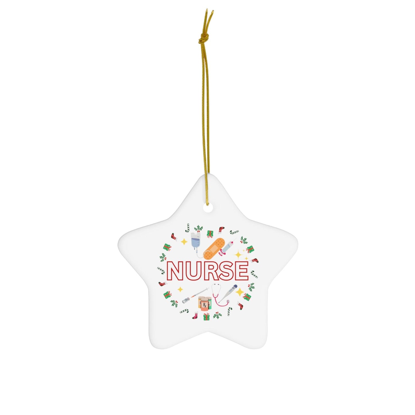 Nurse Christmas Ornament Nurse Ornament Nurse Christmas Tree Ornament Nurse Care Ornament Nurses Ornament Occupation Job - Giftsmojo